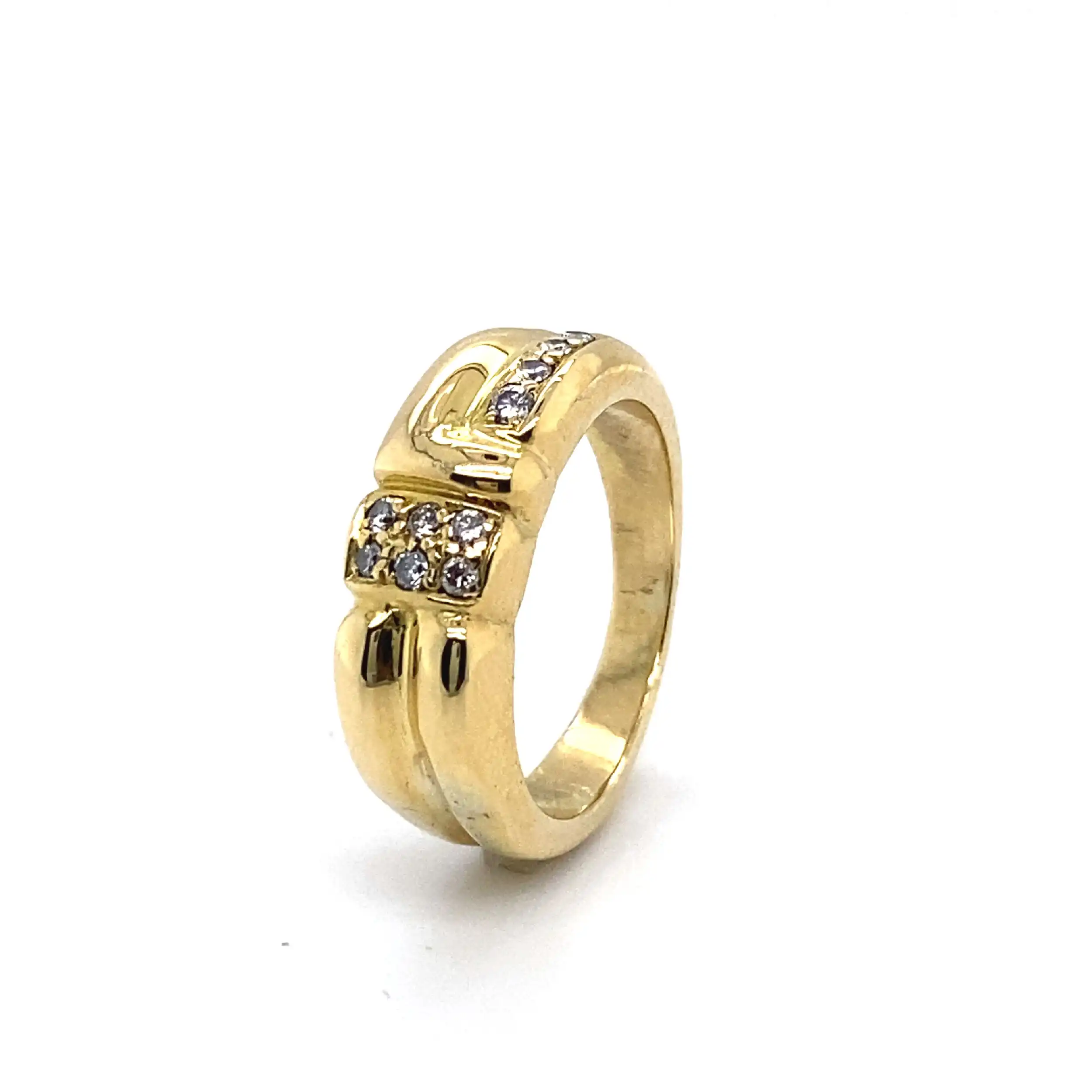 Ring Gelbgold mit Brillanten Ring Gelbgold mit Brillanten