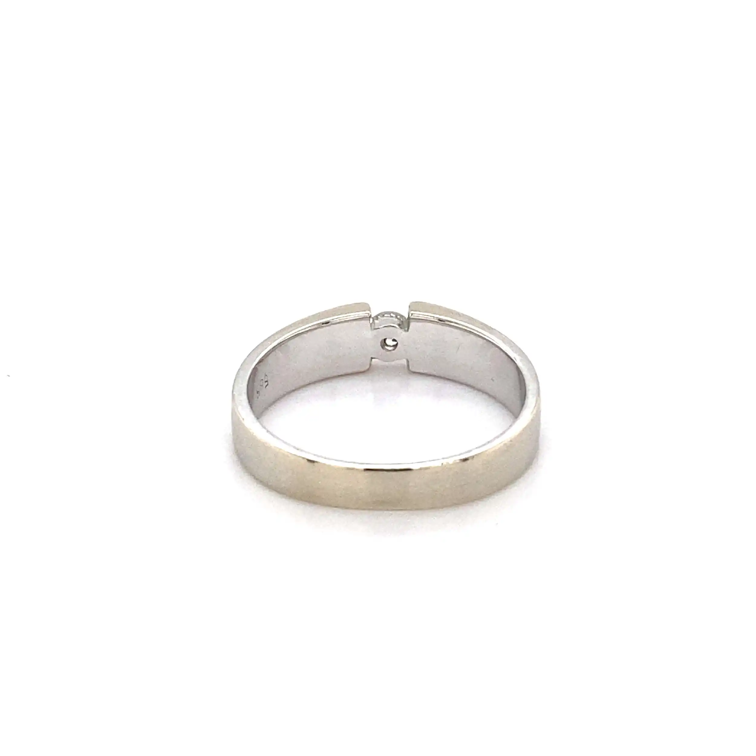 Ring Weißgold mit Brillant Ring Weißgold mit Brillant