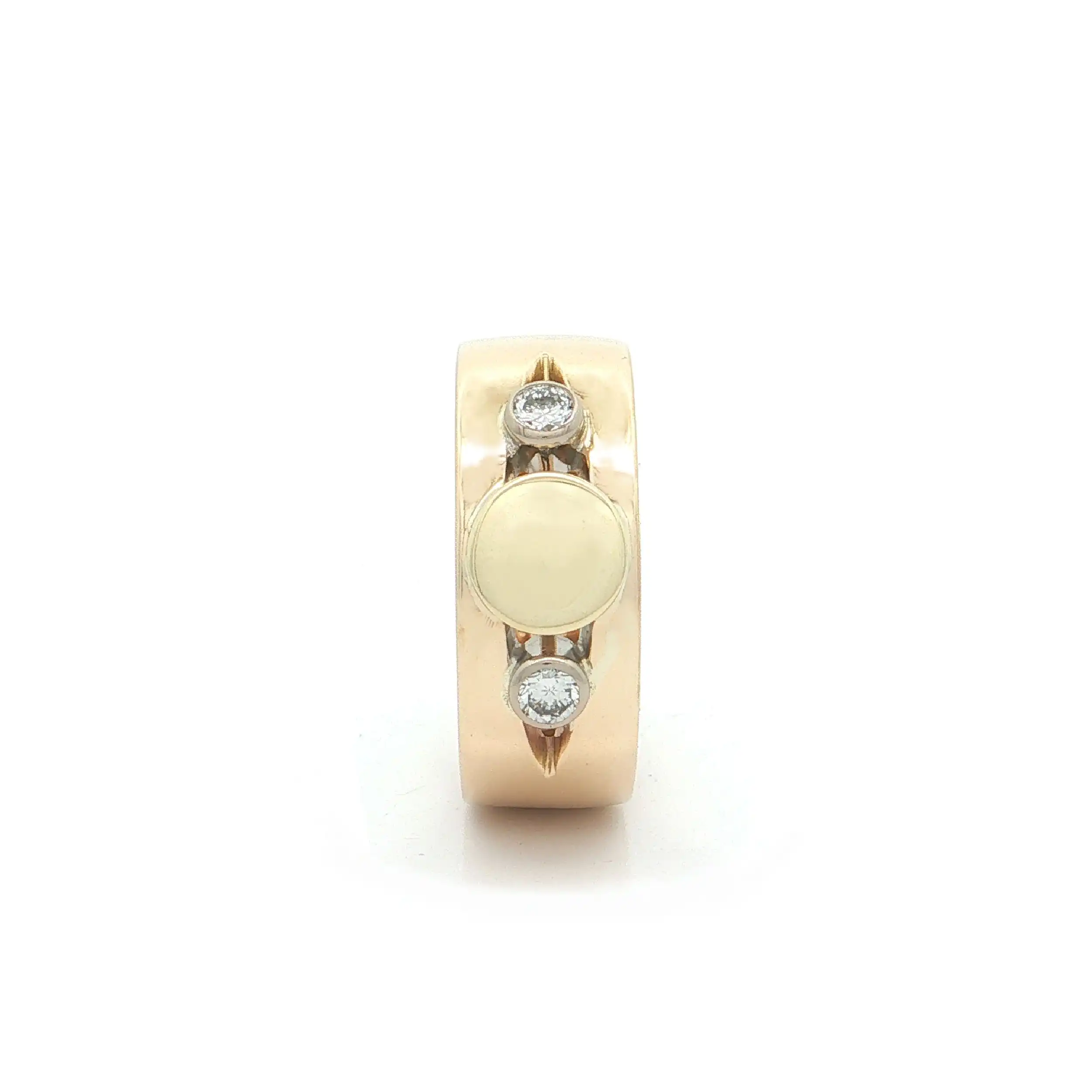 Ring Bicolor mit Brillanten