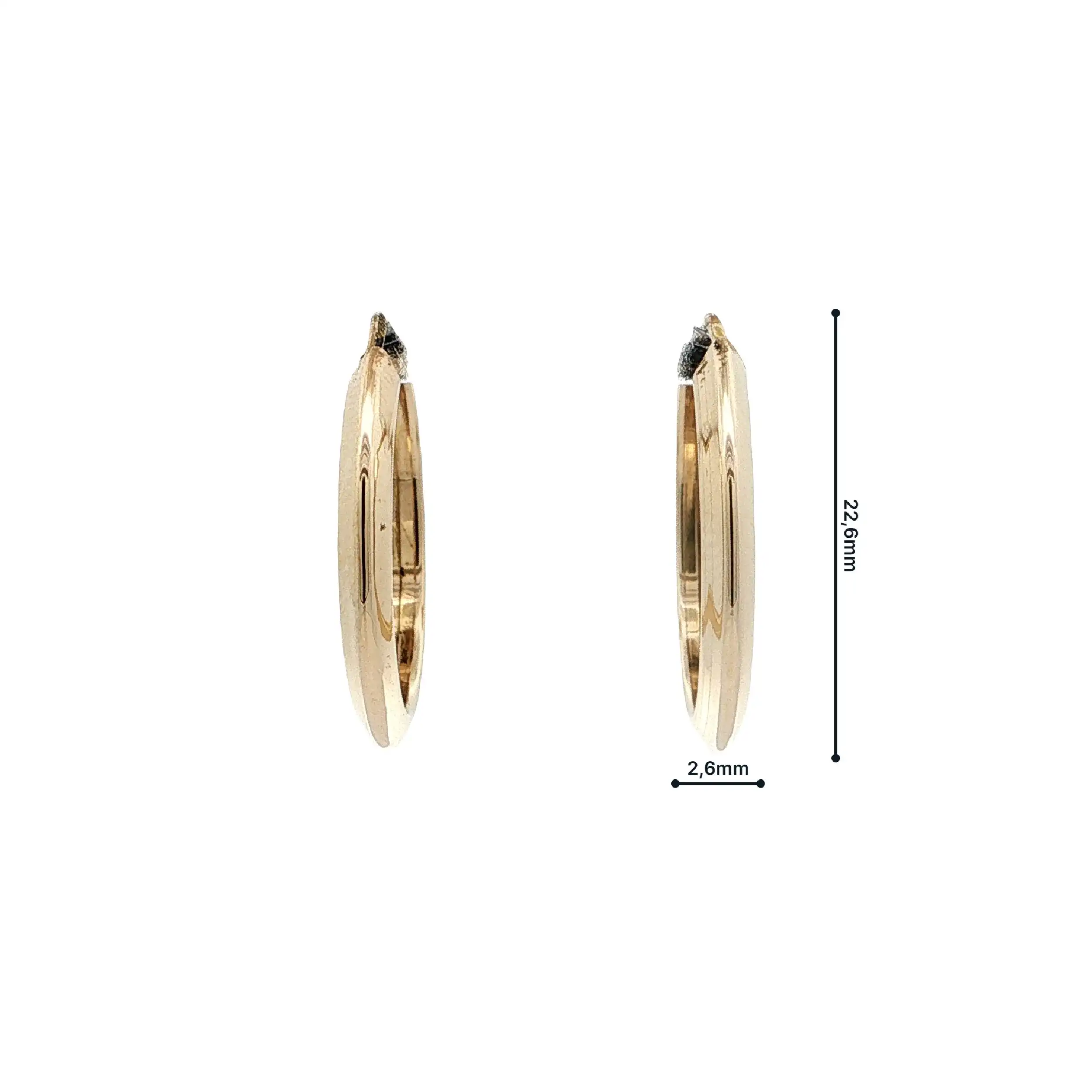 Creolen Gelbgold