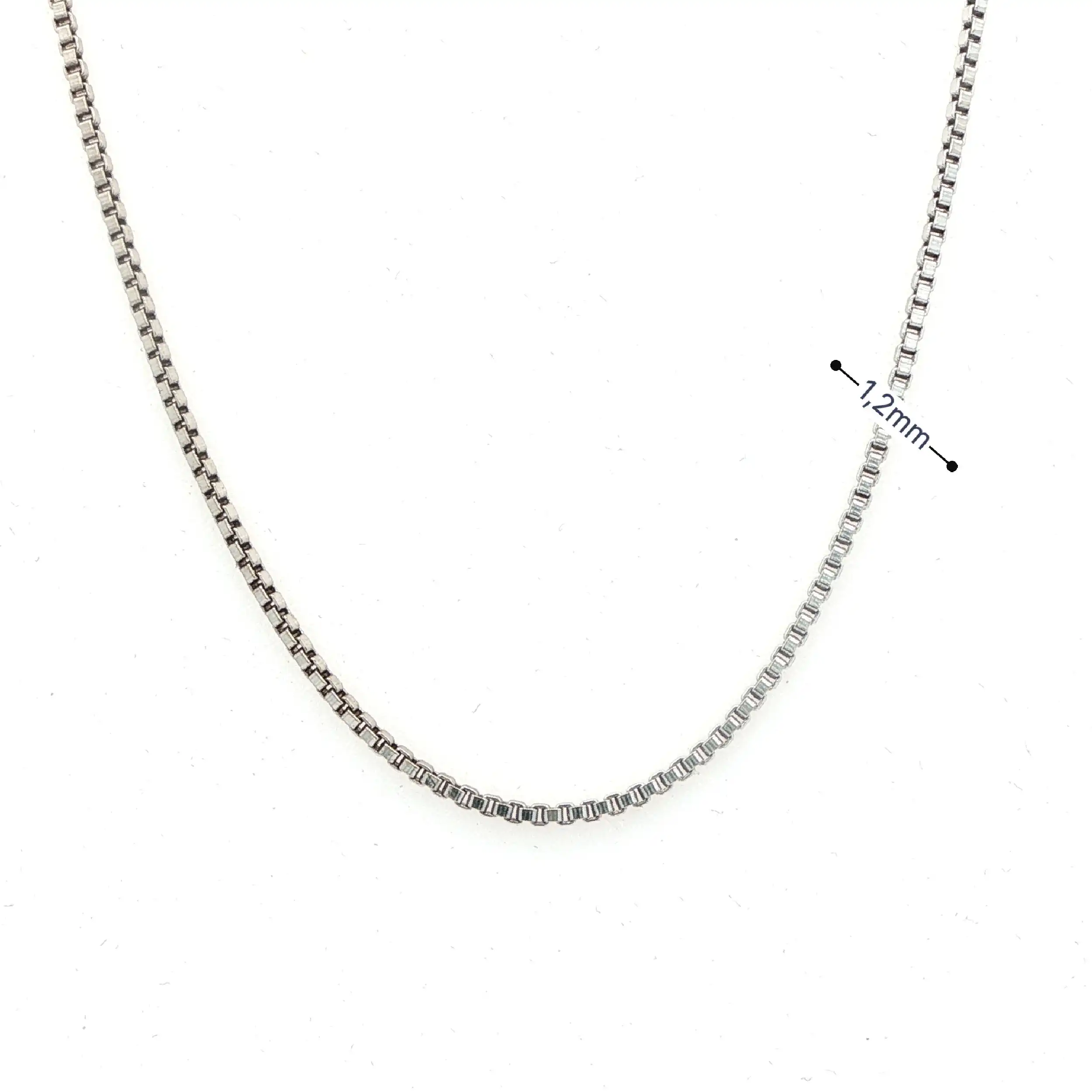 Venezianerkette Weißgold