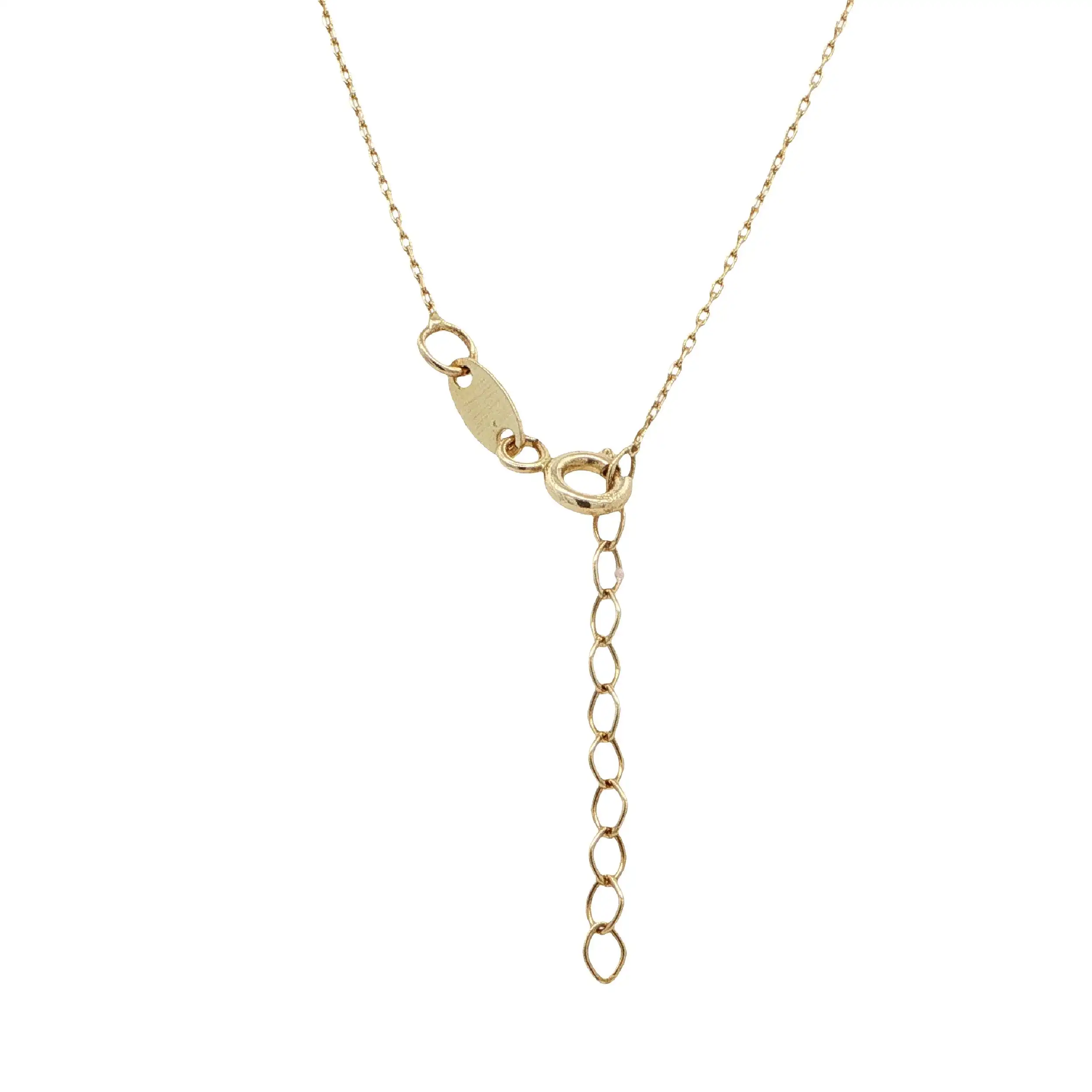 Ankerkette Gelbgold mit Herzanhänger & Zirkonia Ankerkette Gelbgold mit Herzanhänger & Zirkonia