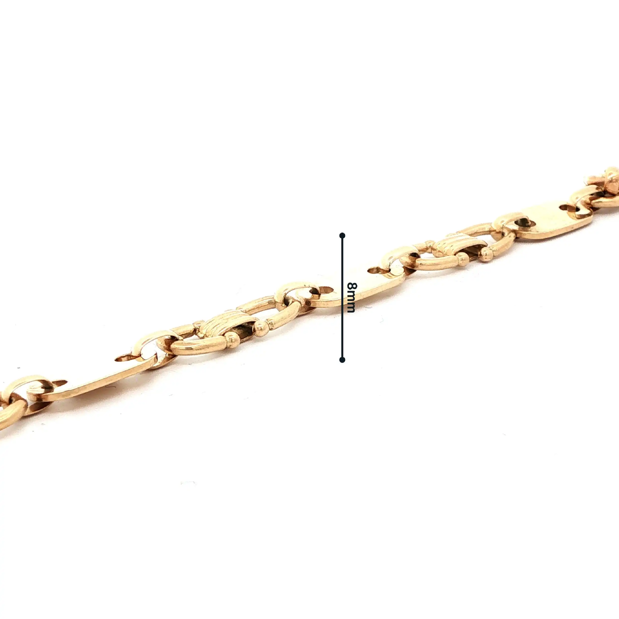 Plattenarmband Gelbgold