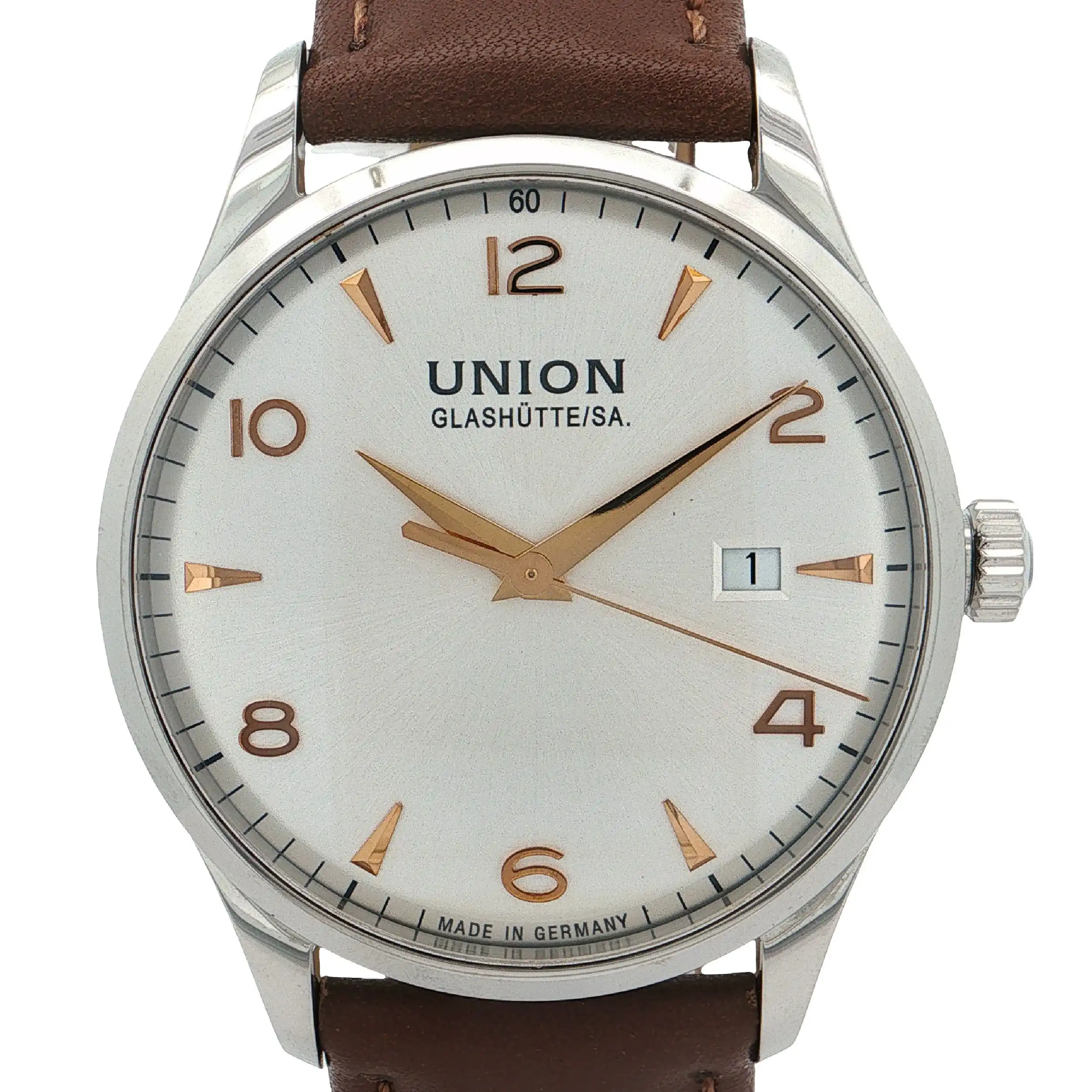 Herrenuhr Union Glashütte Noramis 40mm Automatik Full Set Ref: D005.407A