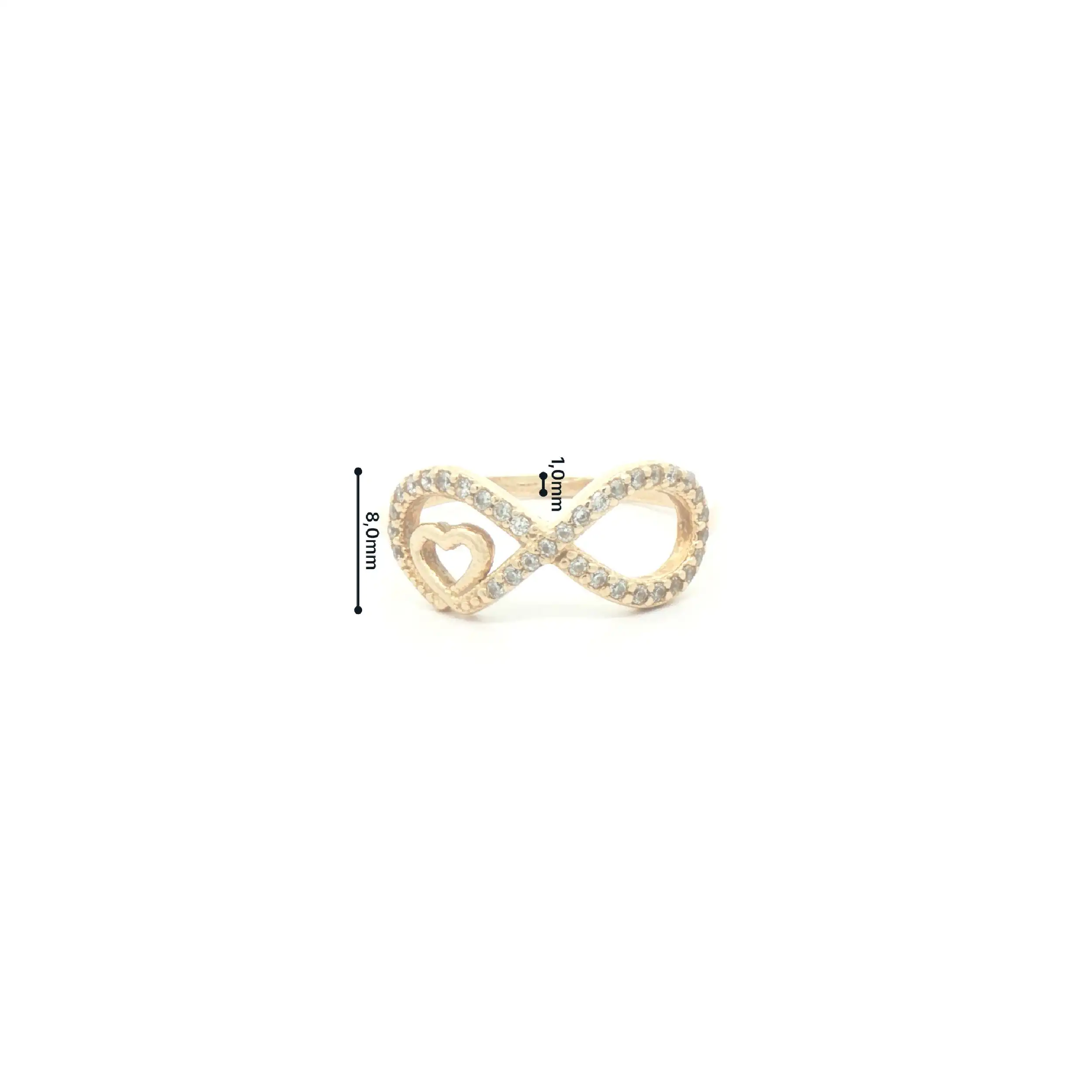 Ring Gelbgold mit Zirkonia Ring Gelbgold mit Zirkonia