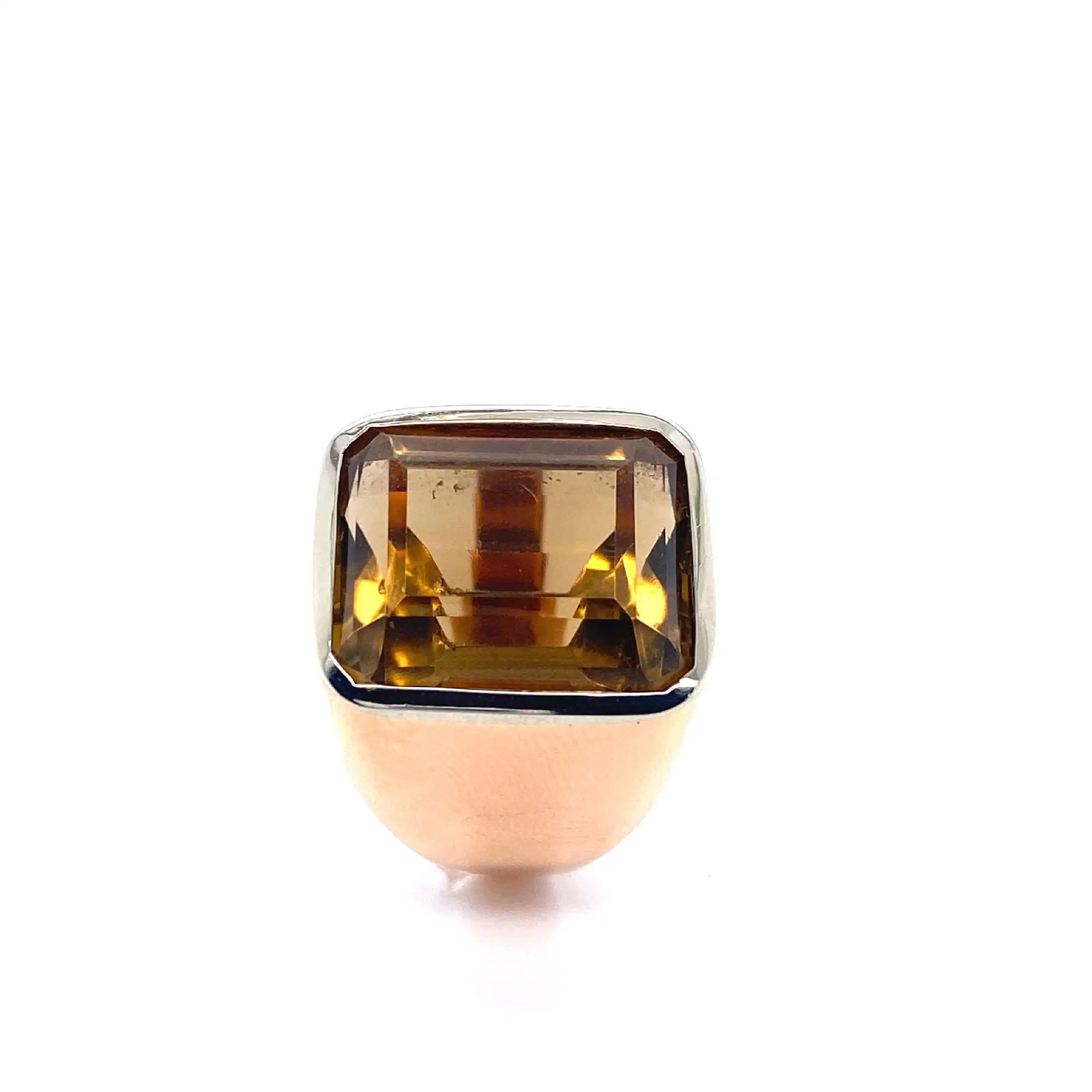 Ring Rosegold mit Citrin Ring Rosegold mit Citrin