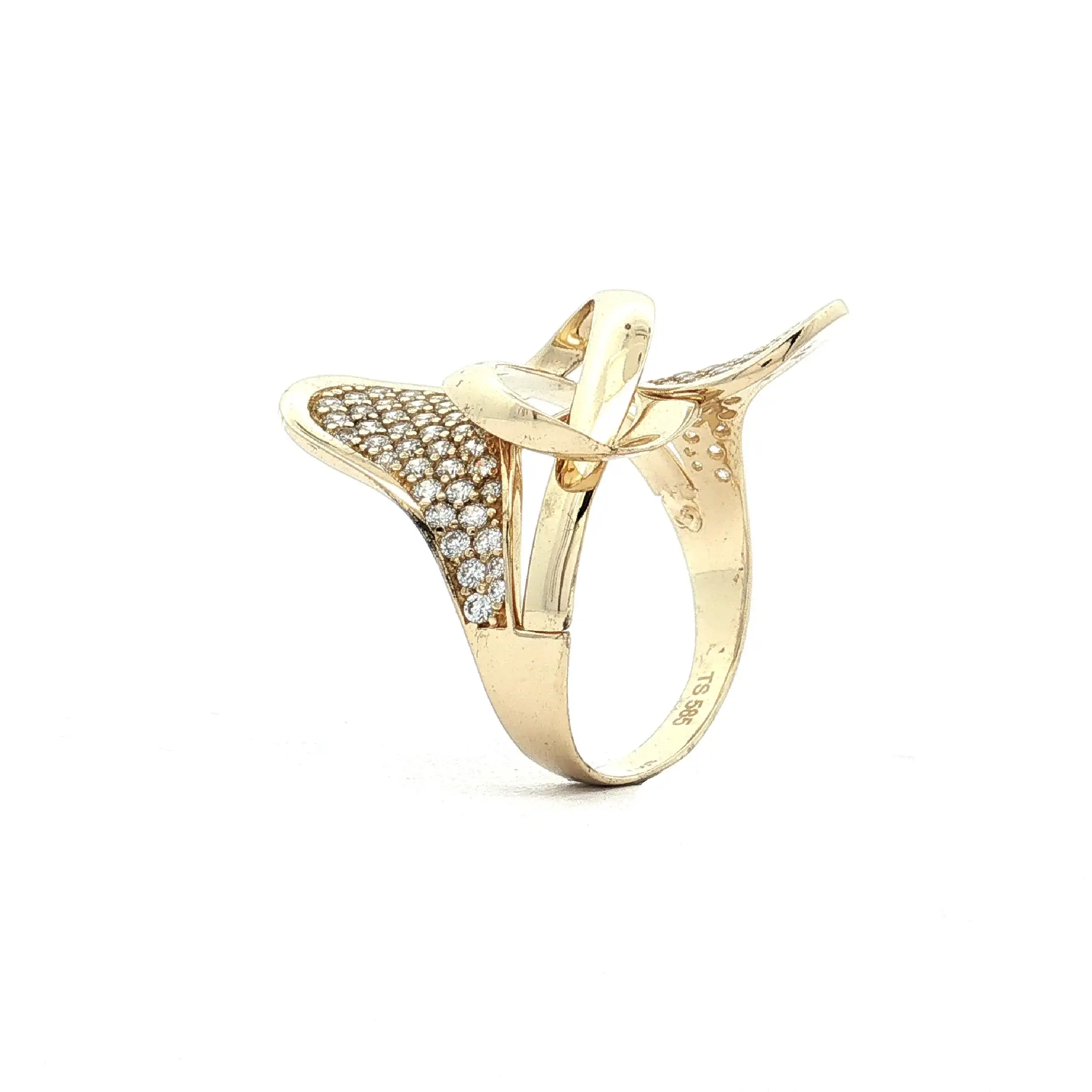 Ring Gelbgold mit Zirkonia