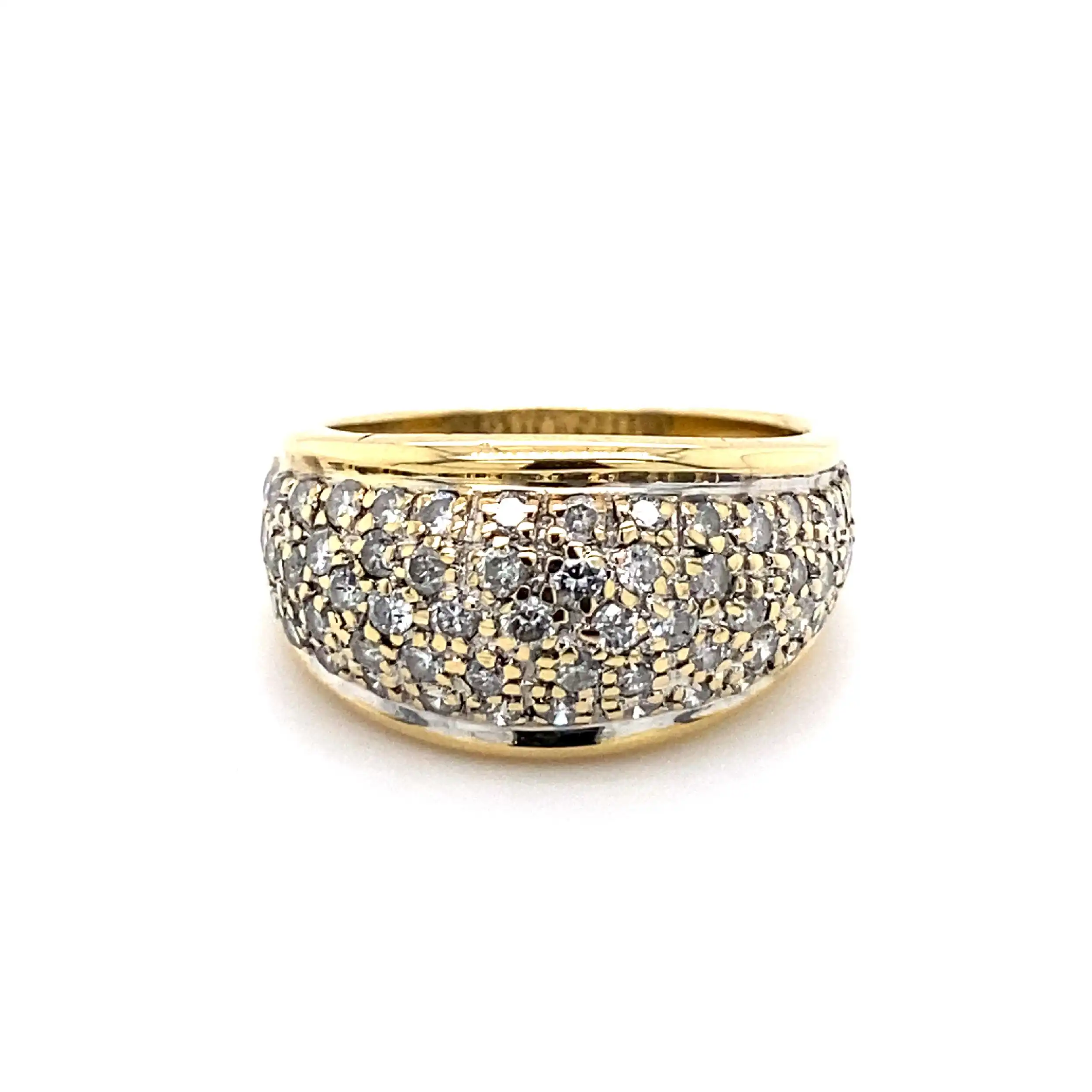 Ring Bicolor mit Brillanten