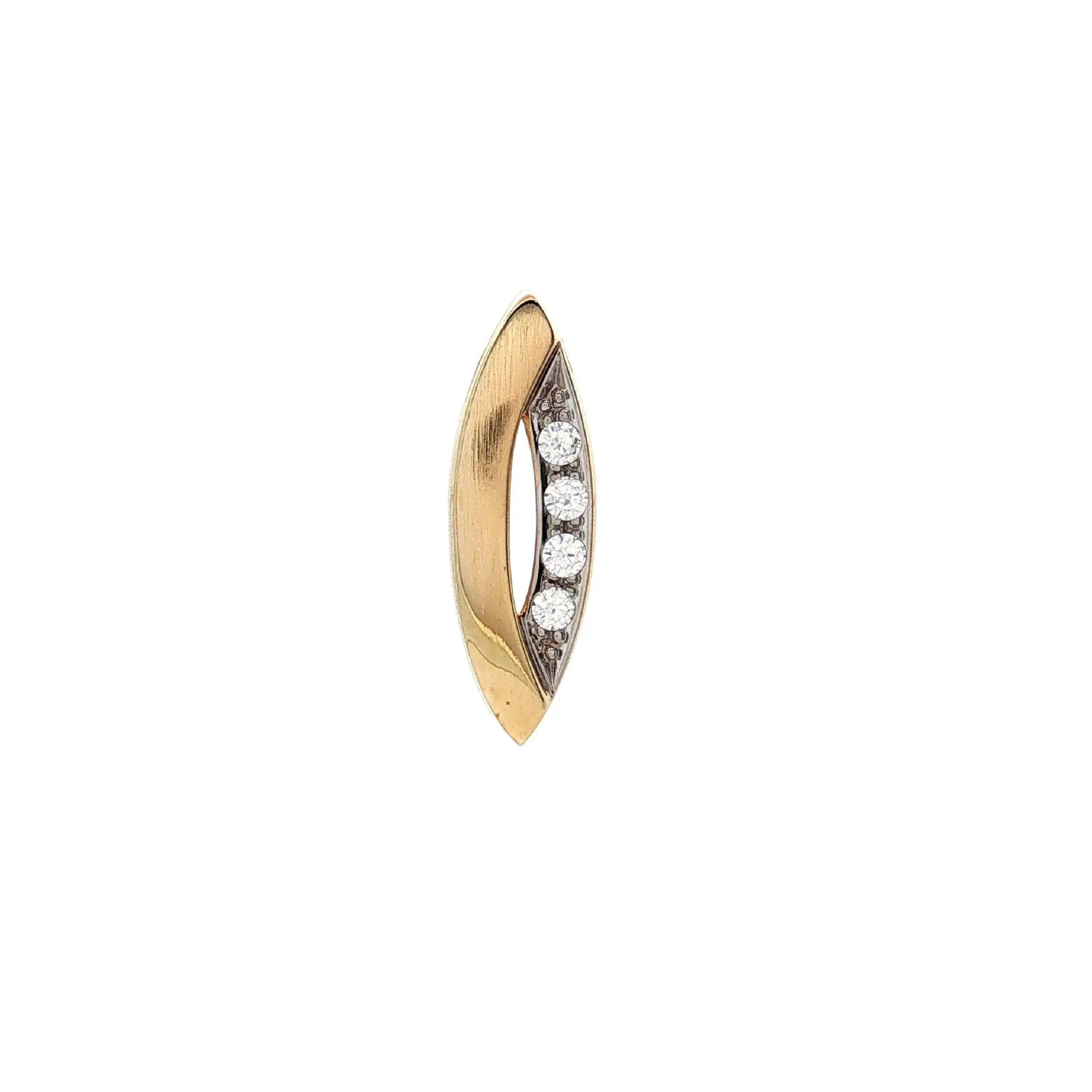 Anhänger Bicolor mit Zirkonia