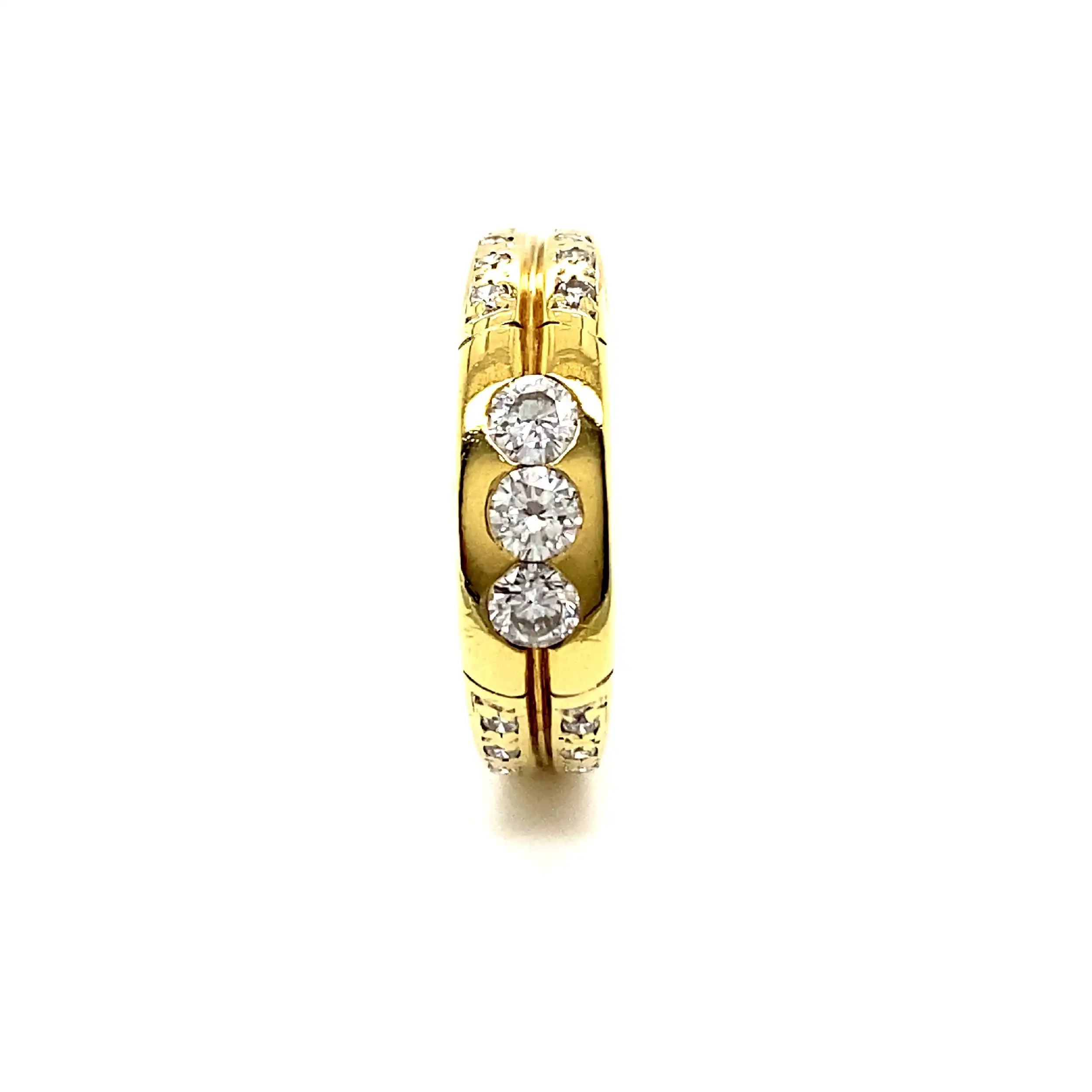 Ring Gelbgold mit Brillanten