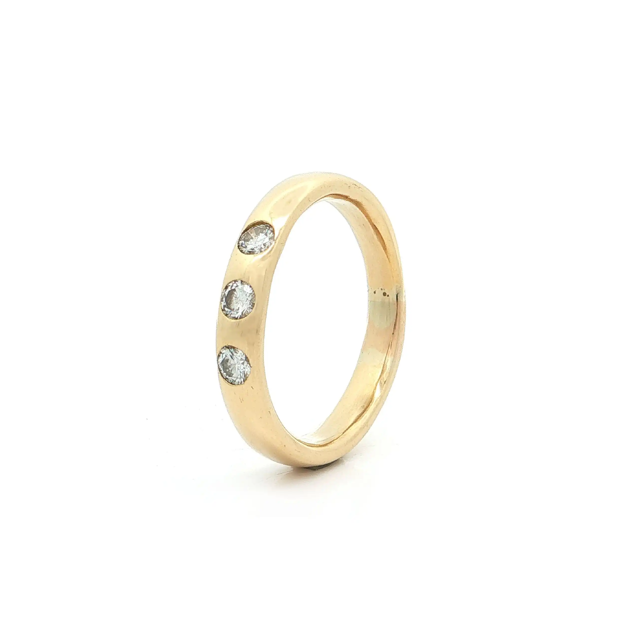 Ring Gelbgold mit Brillanten