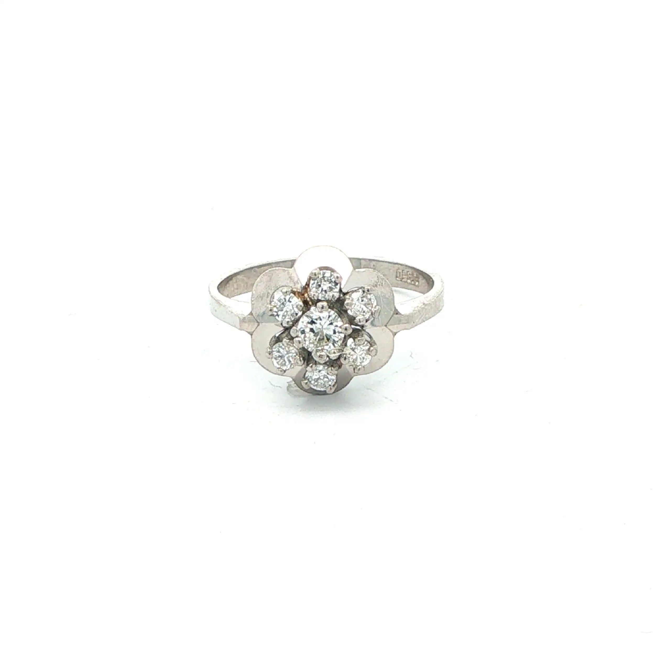 Ring Weißgold mit Brillanten Ring Weißgold mit Brillanten