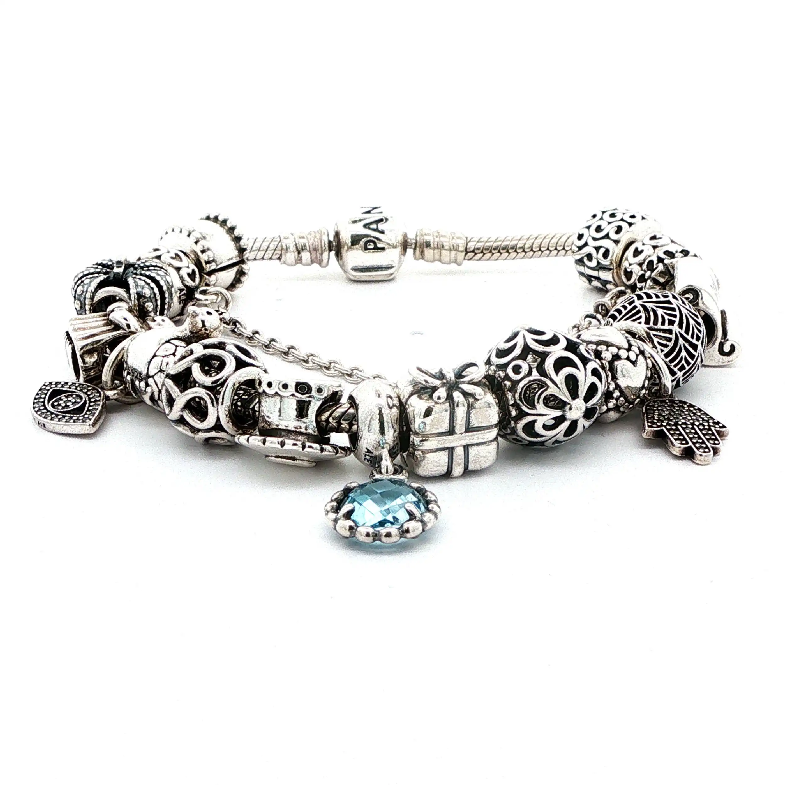 Armband Silber Pandora mit 16 Charms Armband Silber Pandora mit 16 Charms