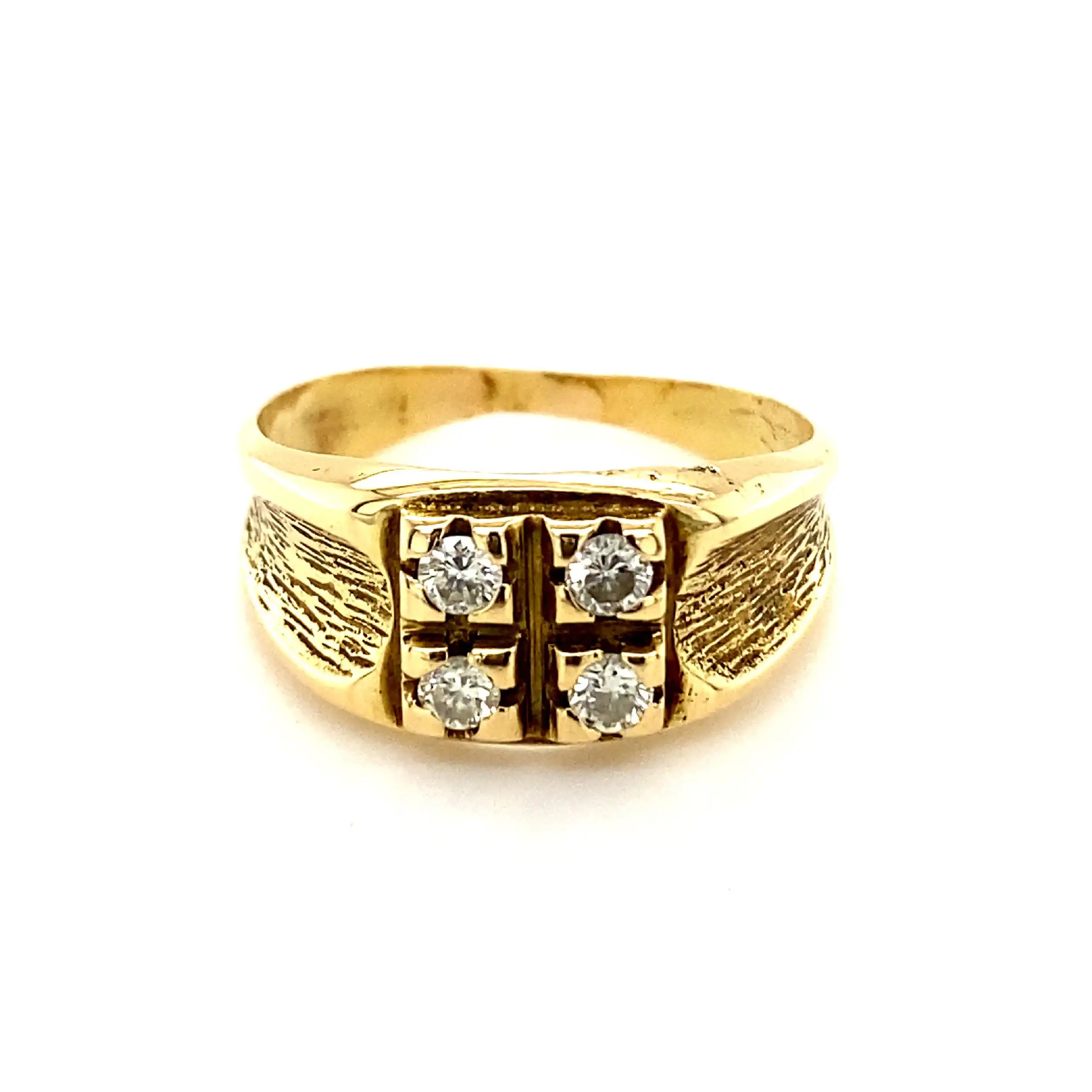 Ring Gelbgold mit Brillanten