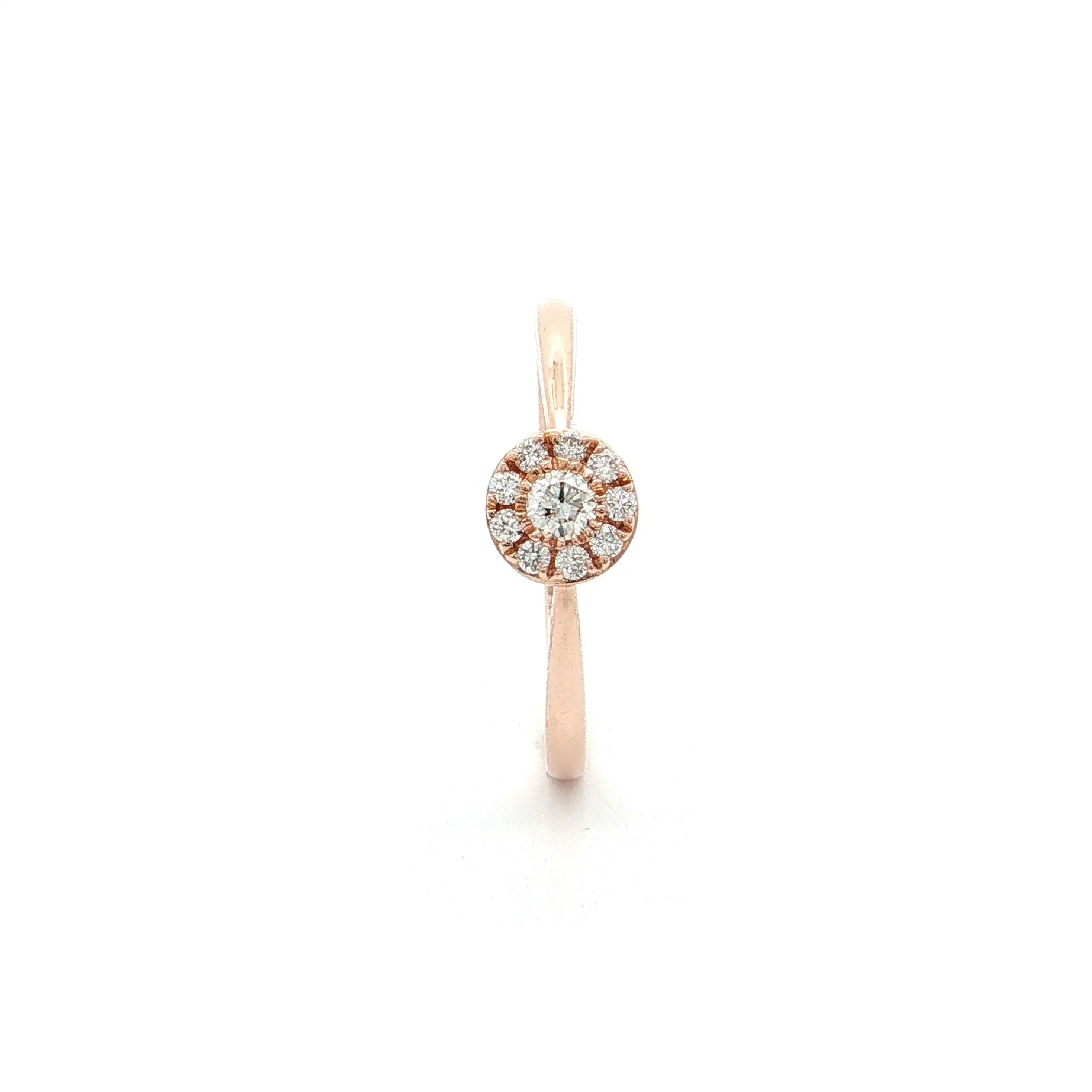 Ring Roségold mit Brillanten Ring Roségold mit Brillanten