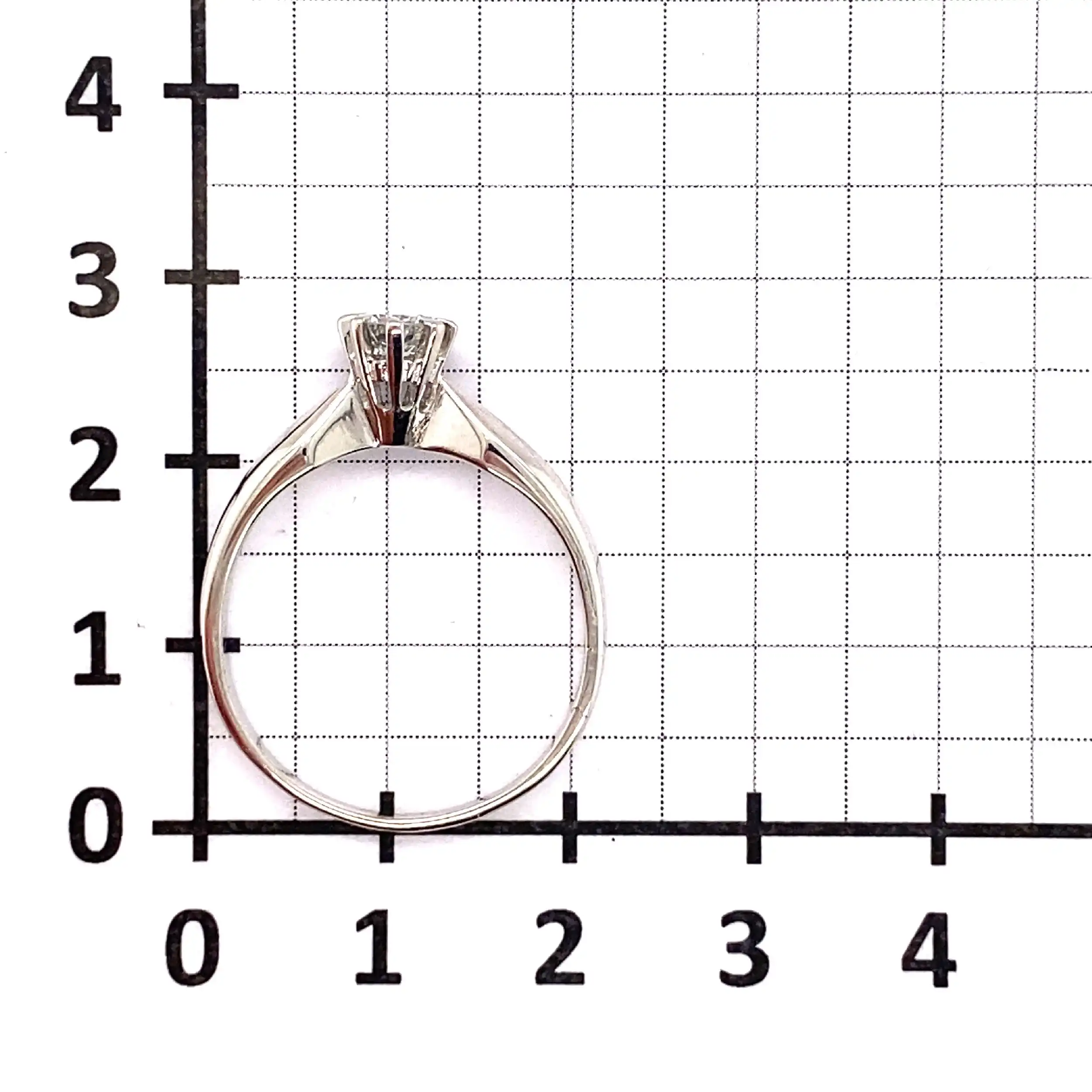 Solitärring Weißgold mit Brillant Solitärring Weißgold mit Brillant