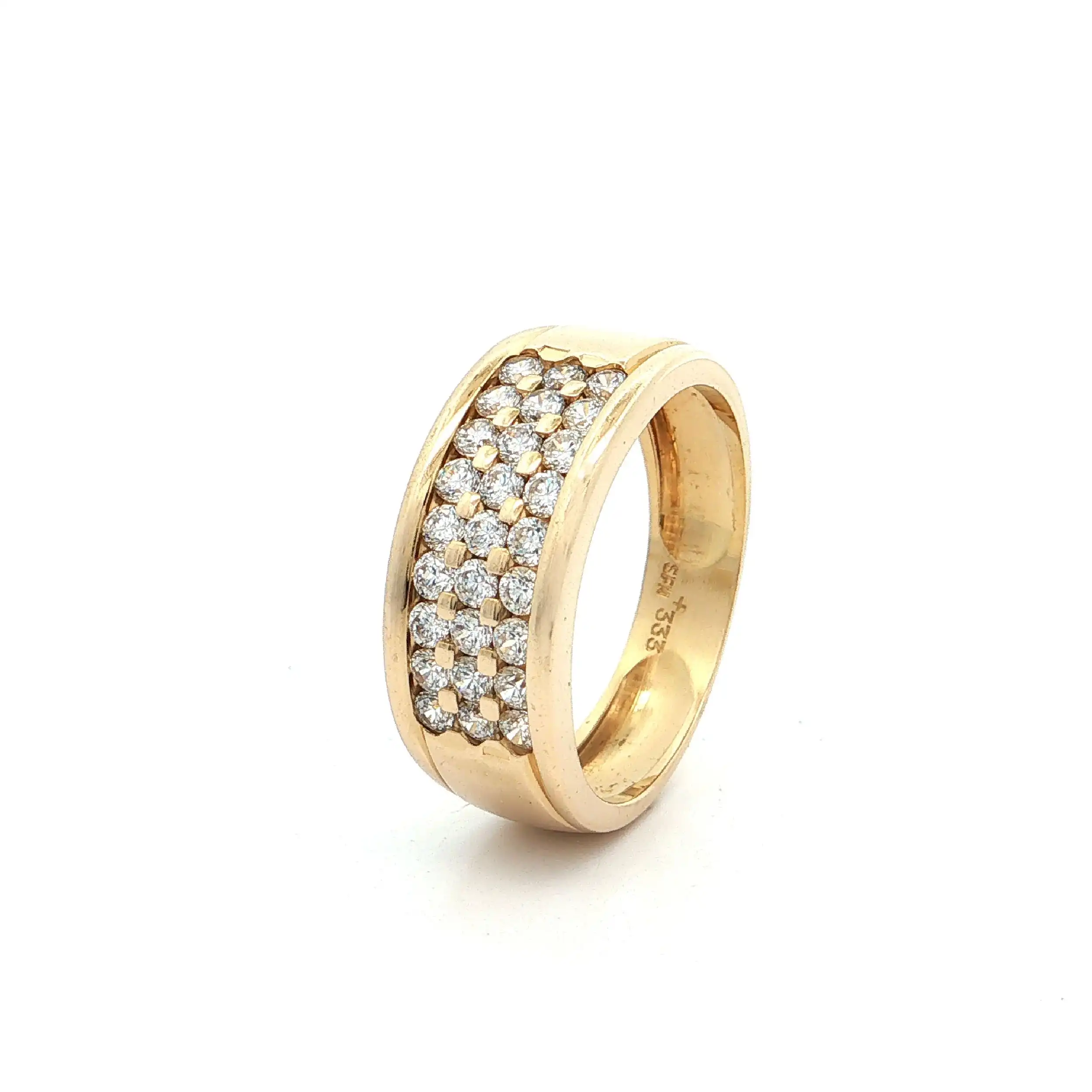 Ring Gelbgold mit Zirkonia Ring Gelbgold mit Zirkonia