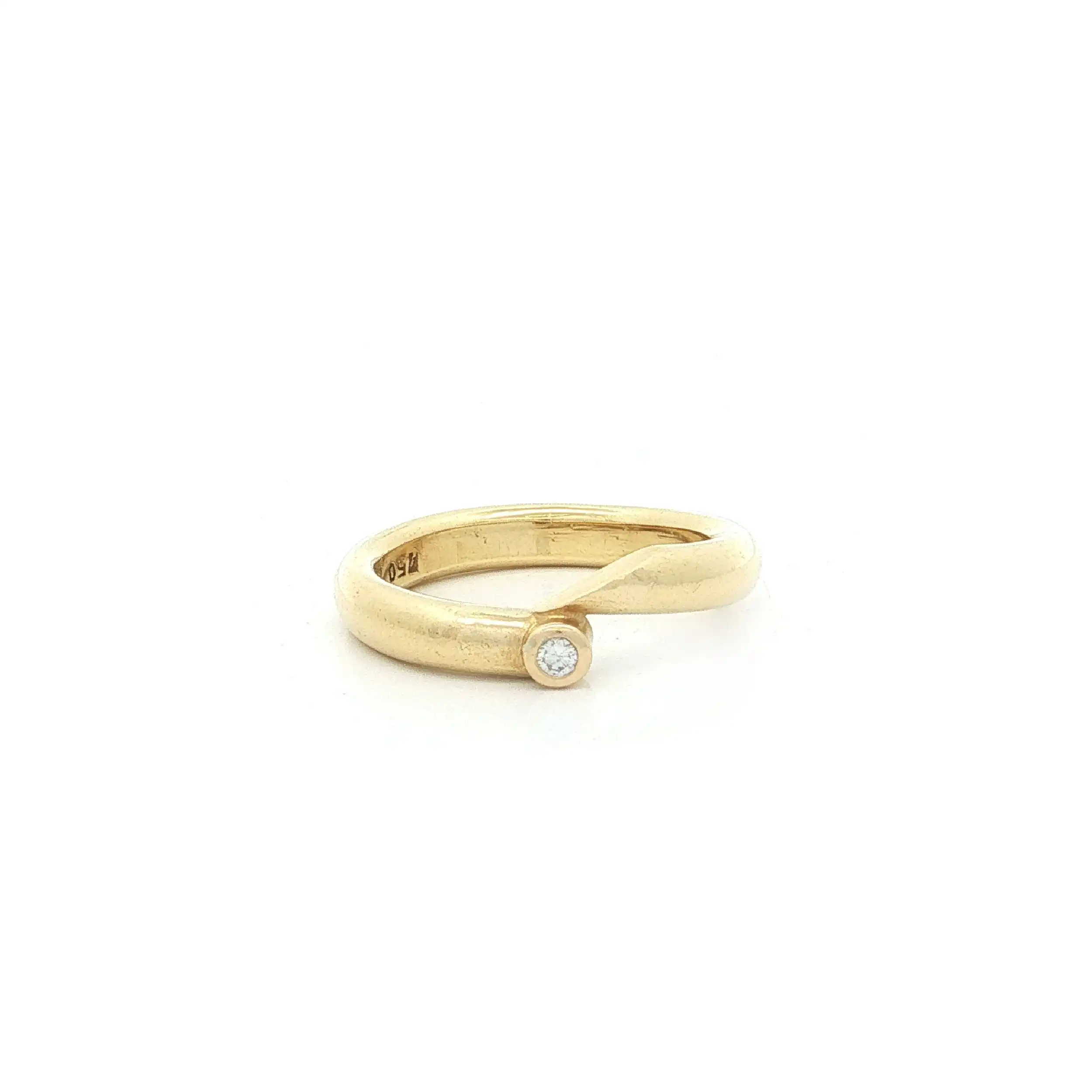 Ring Gelbgold mit Brillant