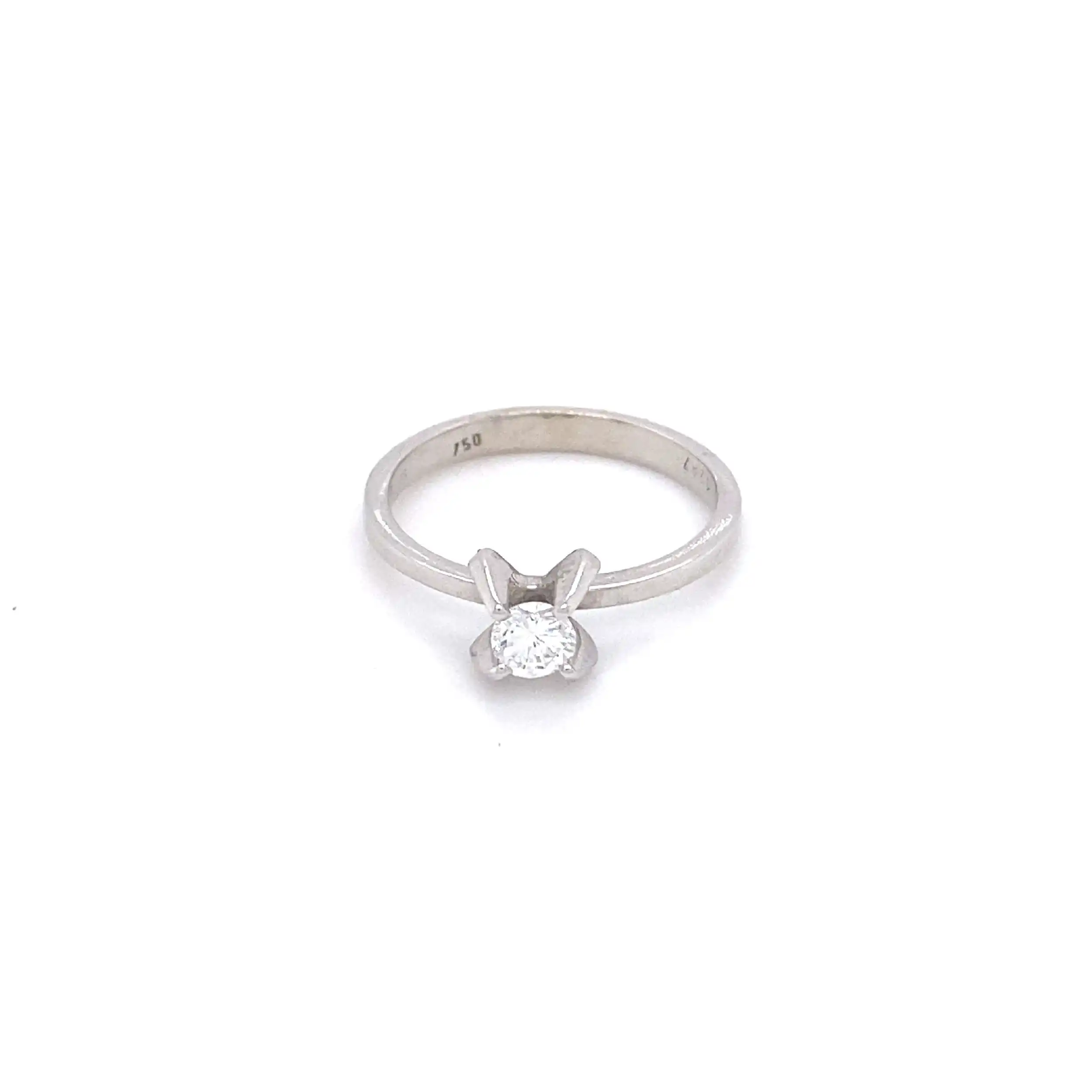 Ring Weißgold mit Brillant