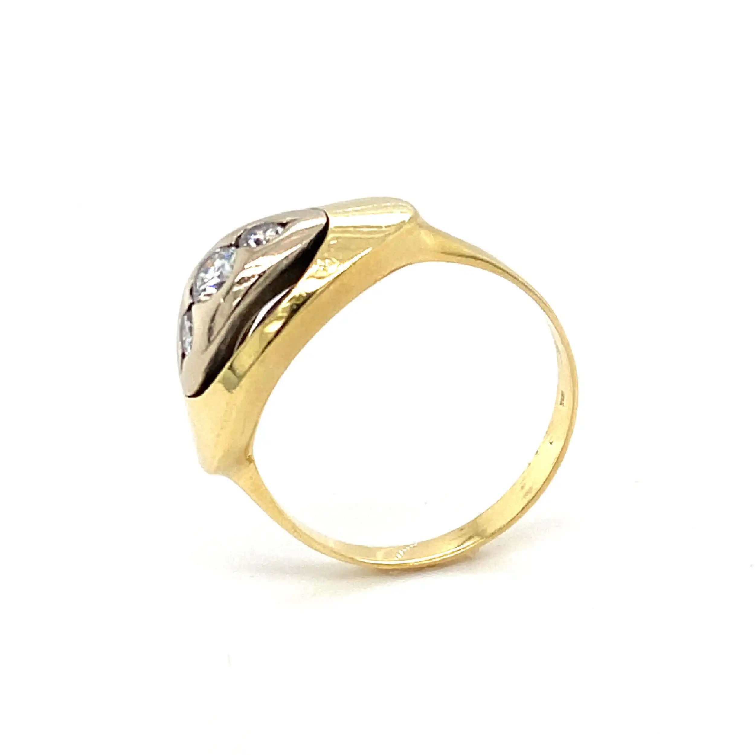 Ring Bicolor mit Brillanten Ring Bicolor mit Brillanten