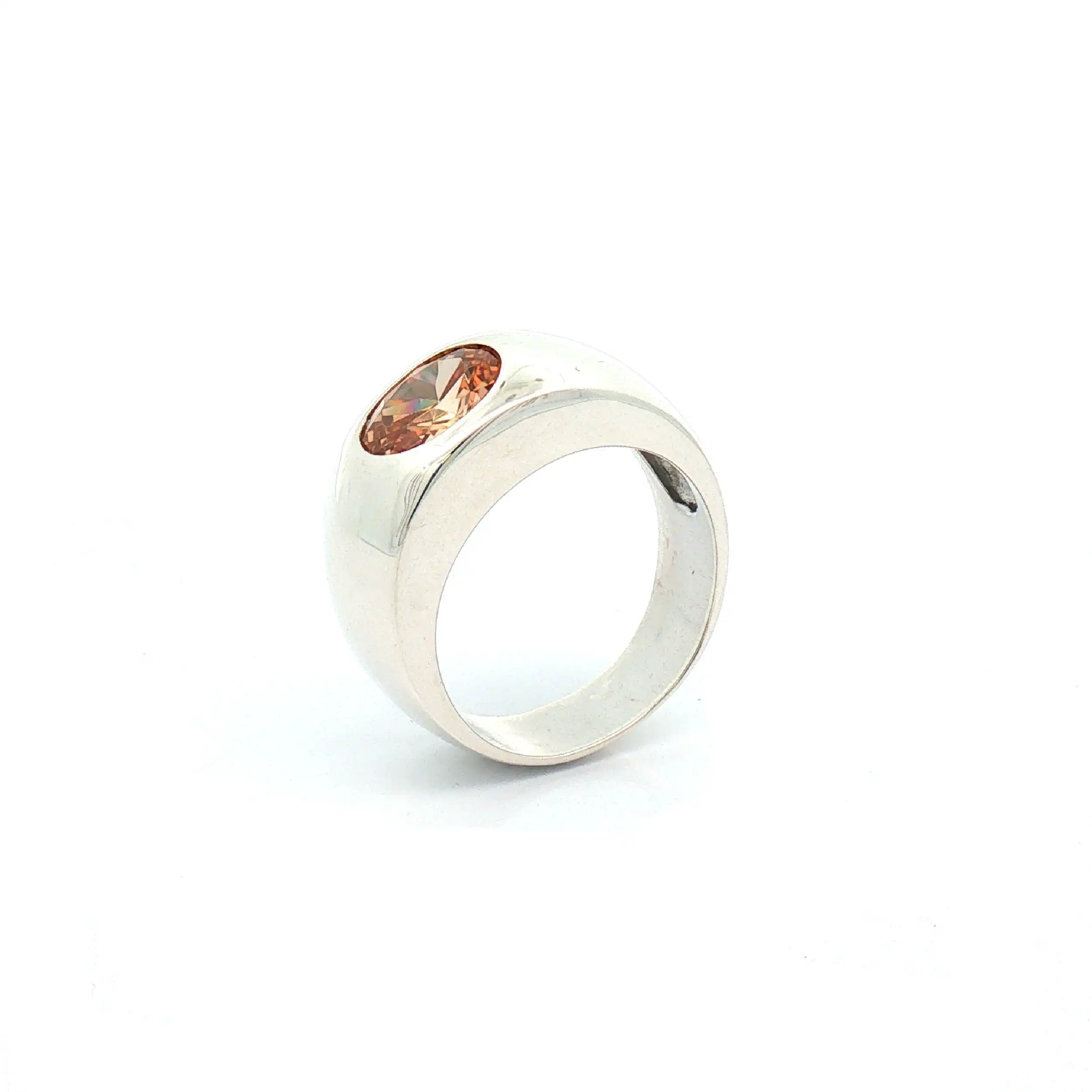 Ring Silber mit braunem Farbstein Ring Silber mit braunem Farbstein