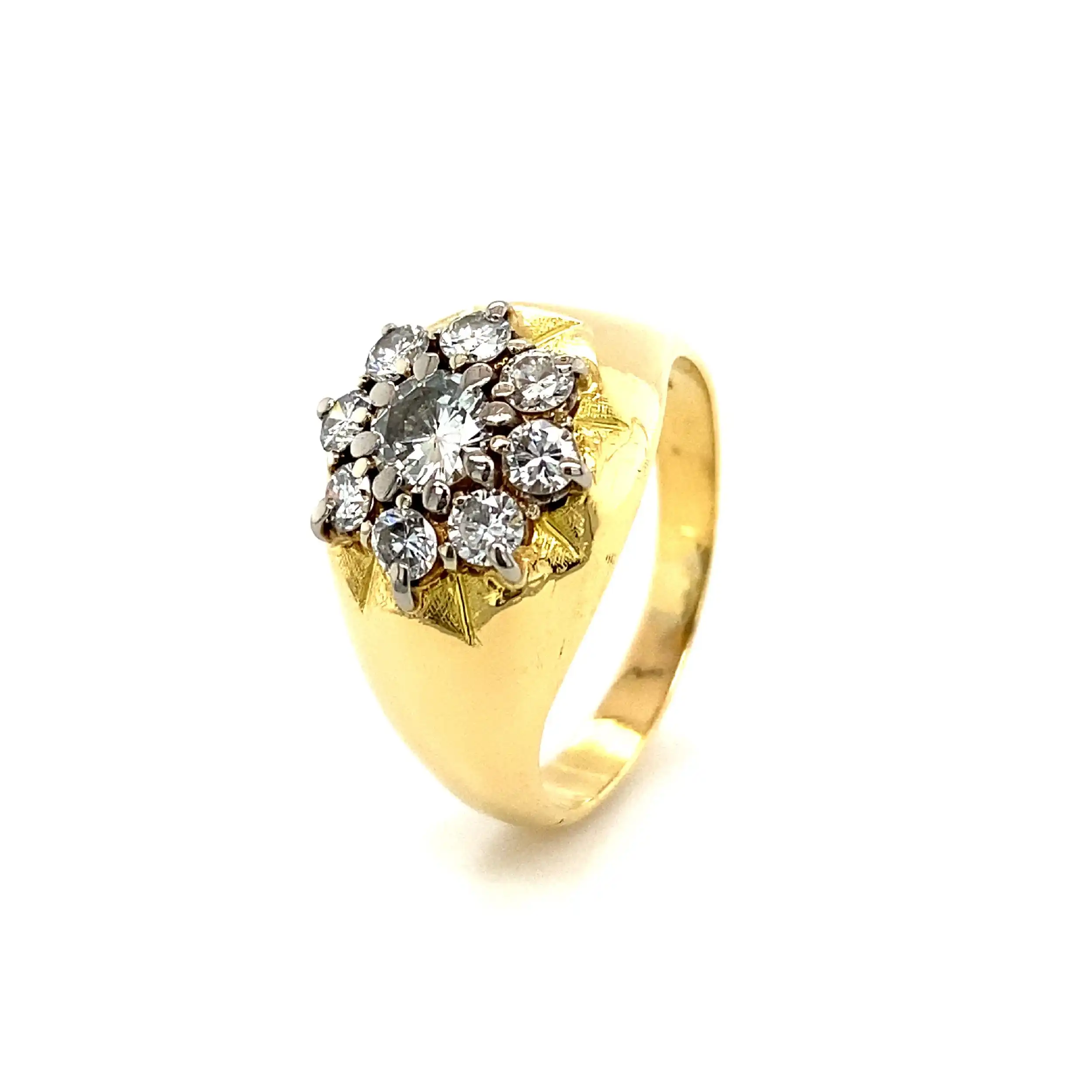 Ring Gelbgold mit Brillanten