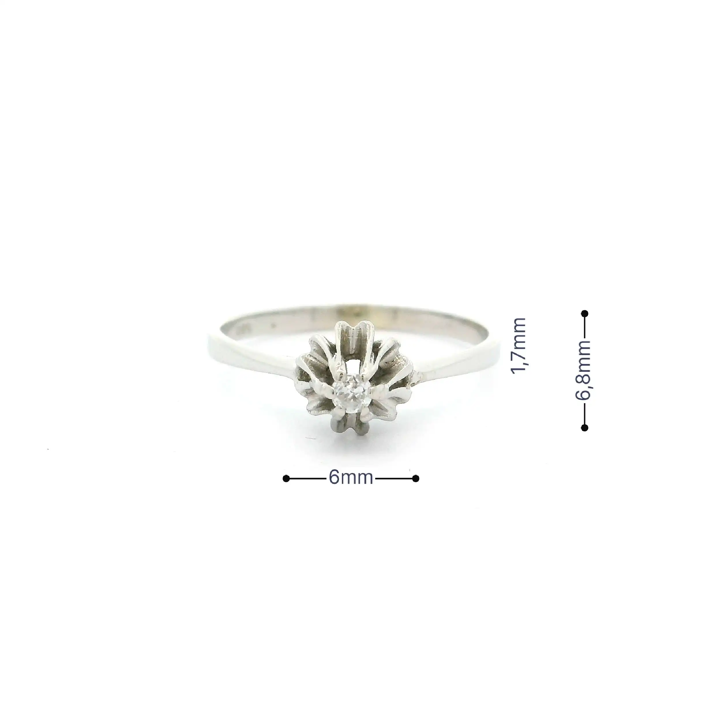 Ring Weißgold mit Brillant