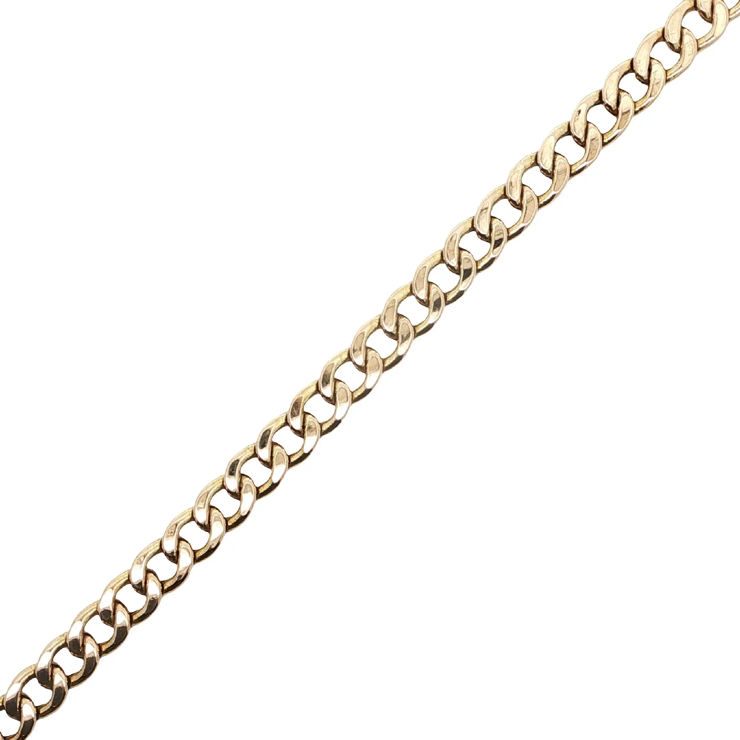 Panzerarmband Gelbgold hohl