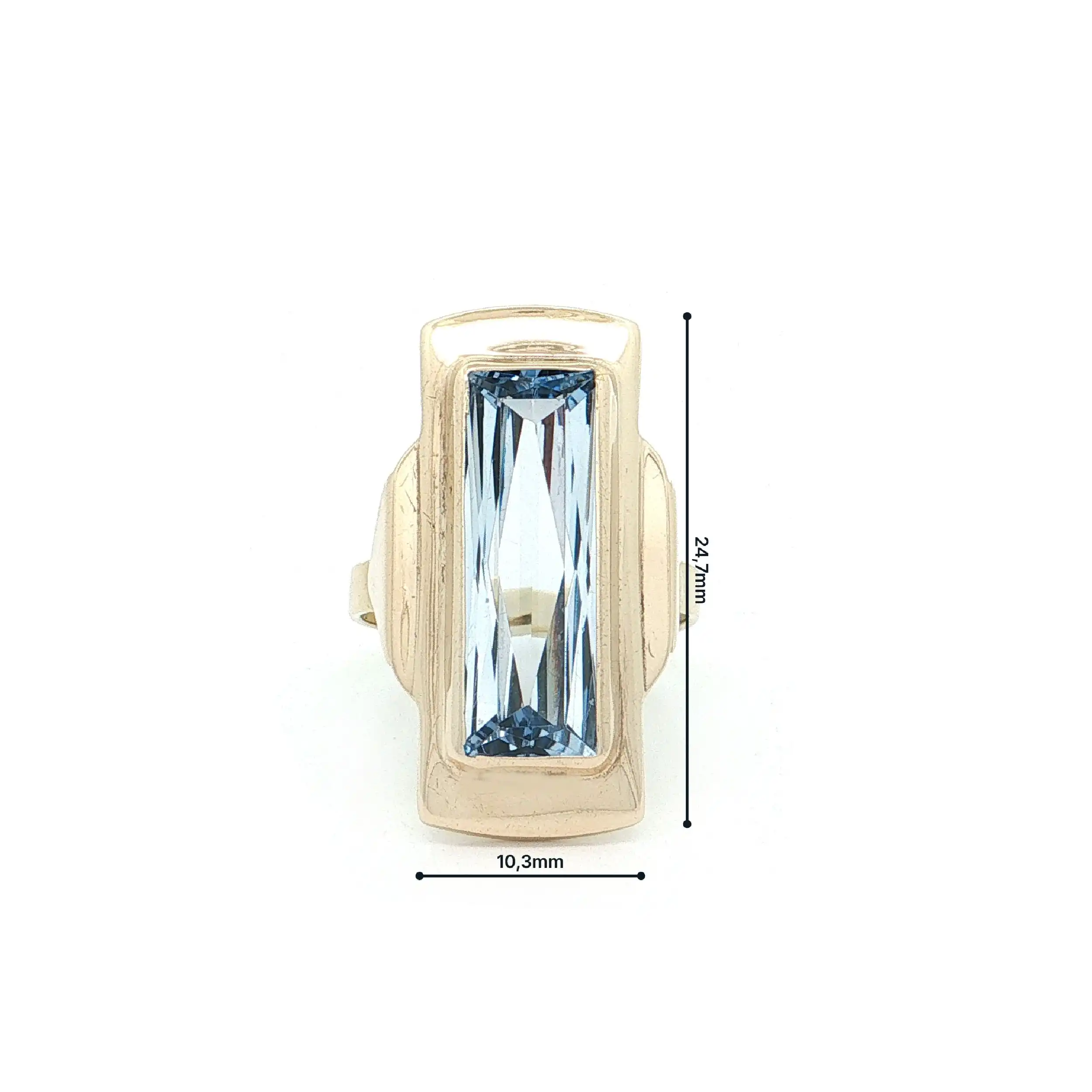 Ring Gelbgold mit Spinell Ring Gelbgold mit Spinell