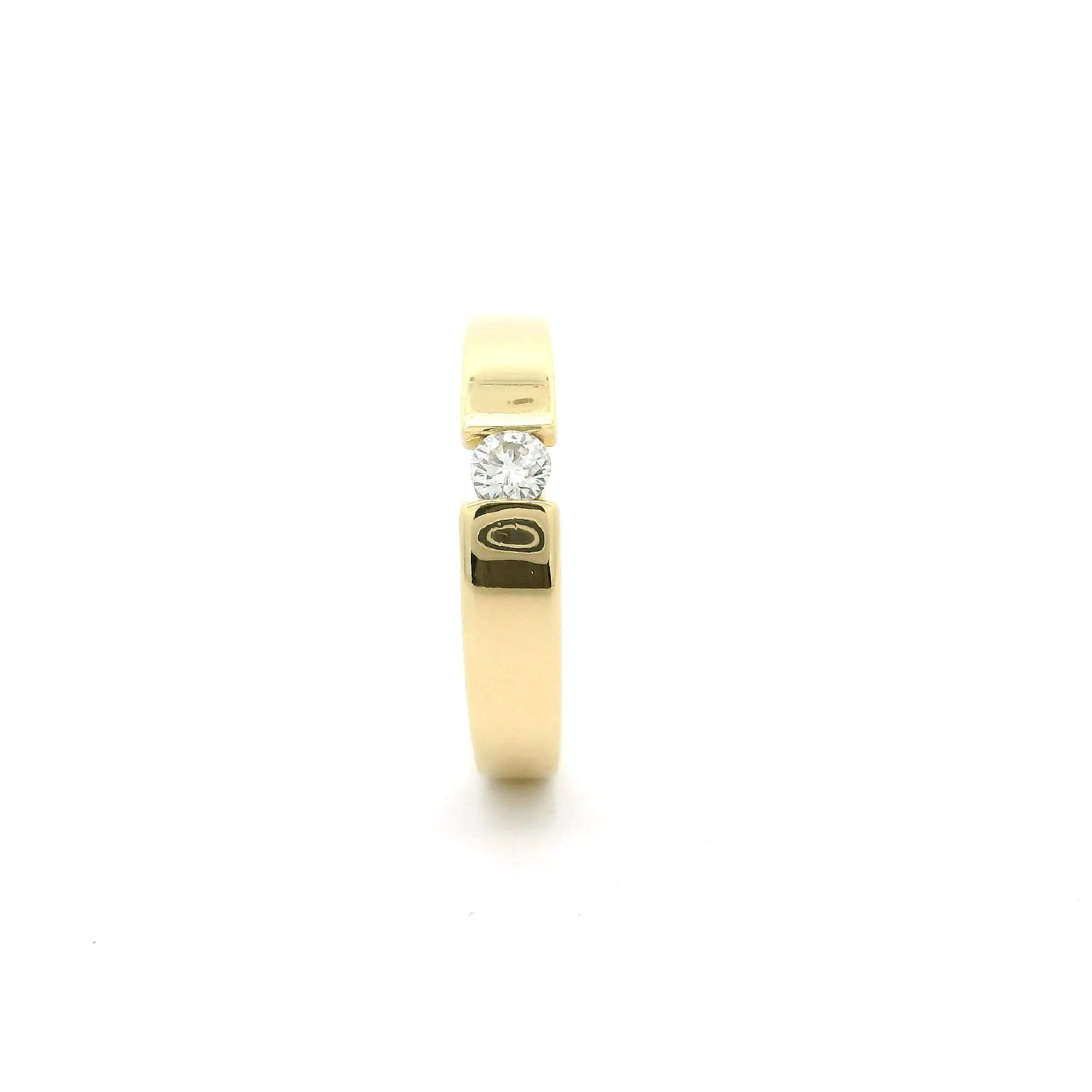 Ring Gelbgold Christ mit Brillant Ring Gelbgold Christ mit Brillant