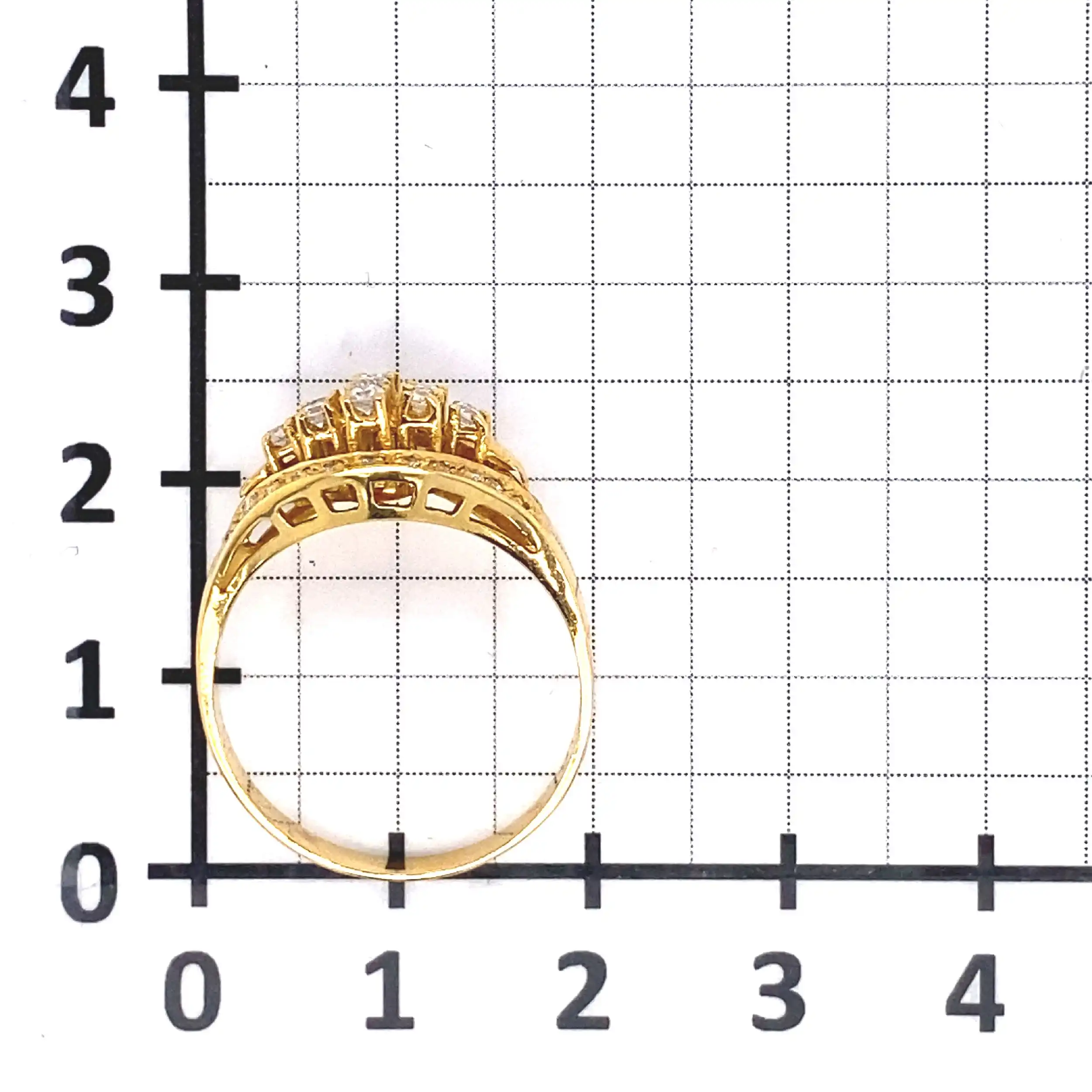 Ring Gelbgold mit Brillanten