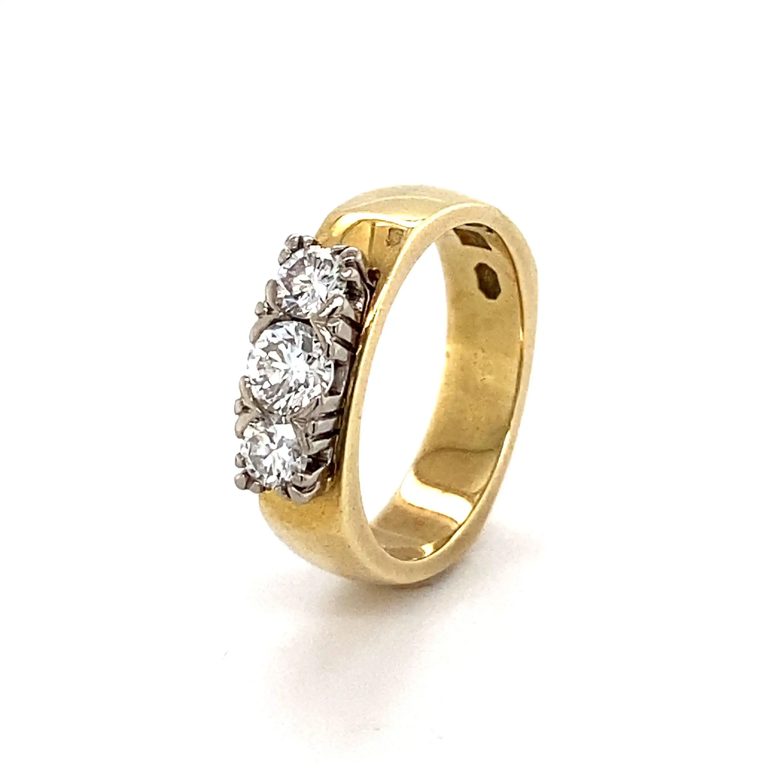 Ring Bicolor mit Brillanten Ring Bicolor mit Brillanten
