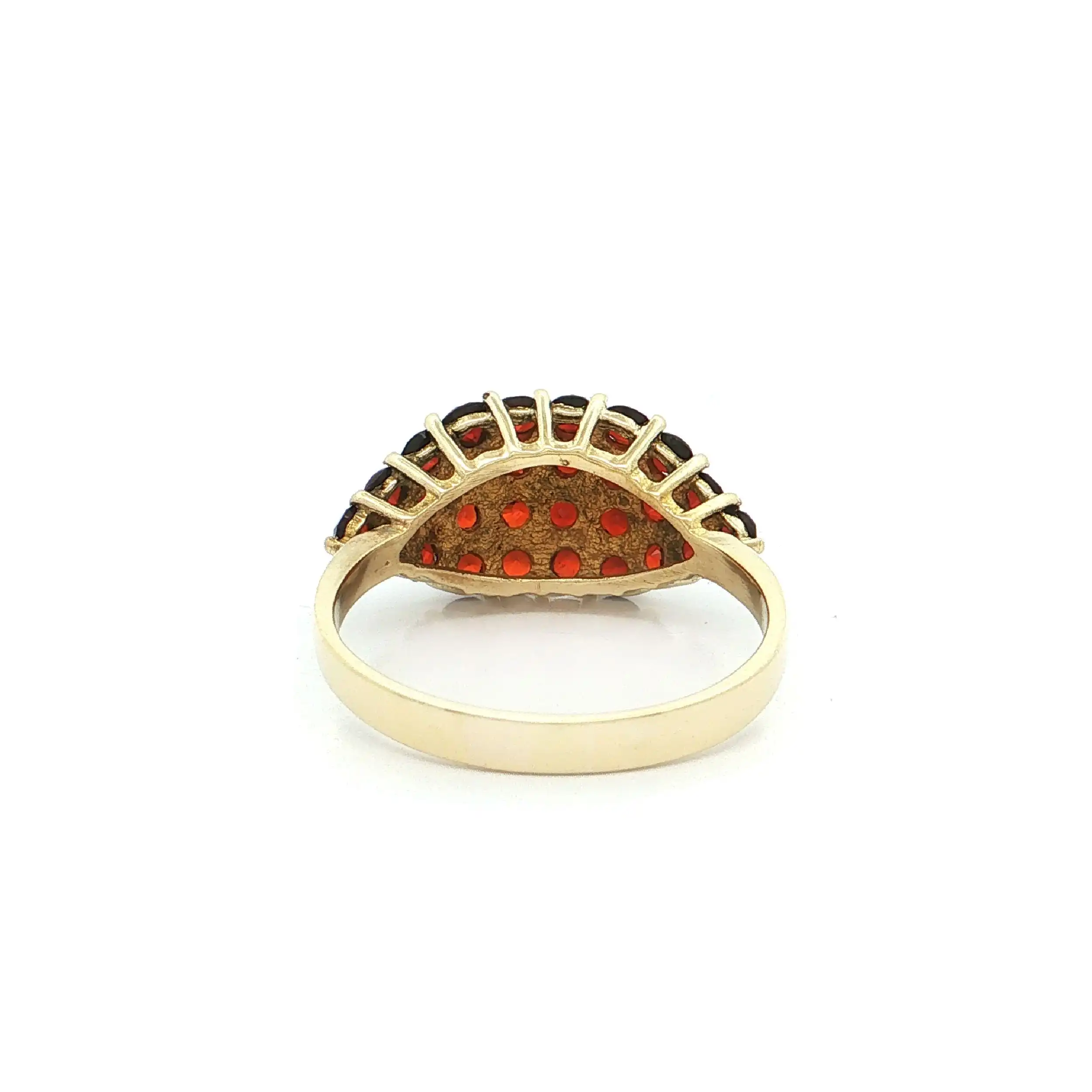 Ring Gelbgold mit Granaten