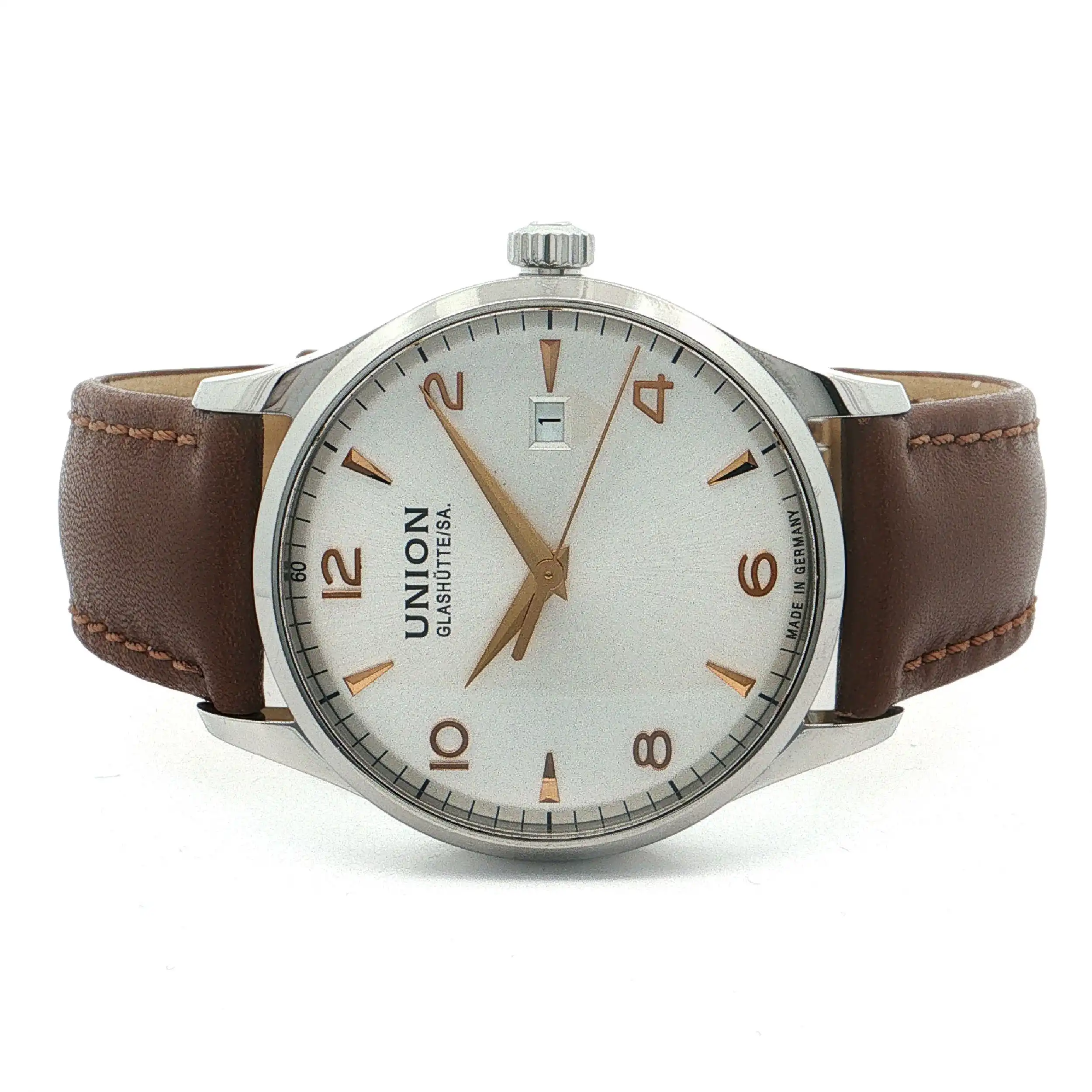 Herrenuhr Union Glashütte Noramis 40mm Automatik Full Set Ref: D005.407A