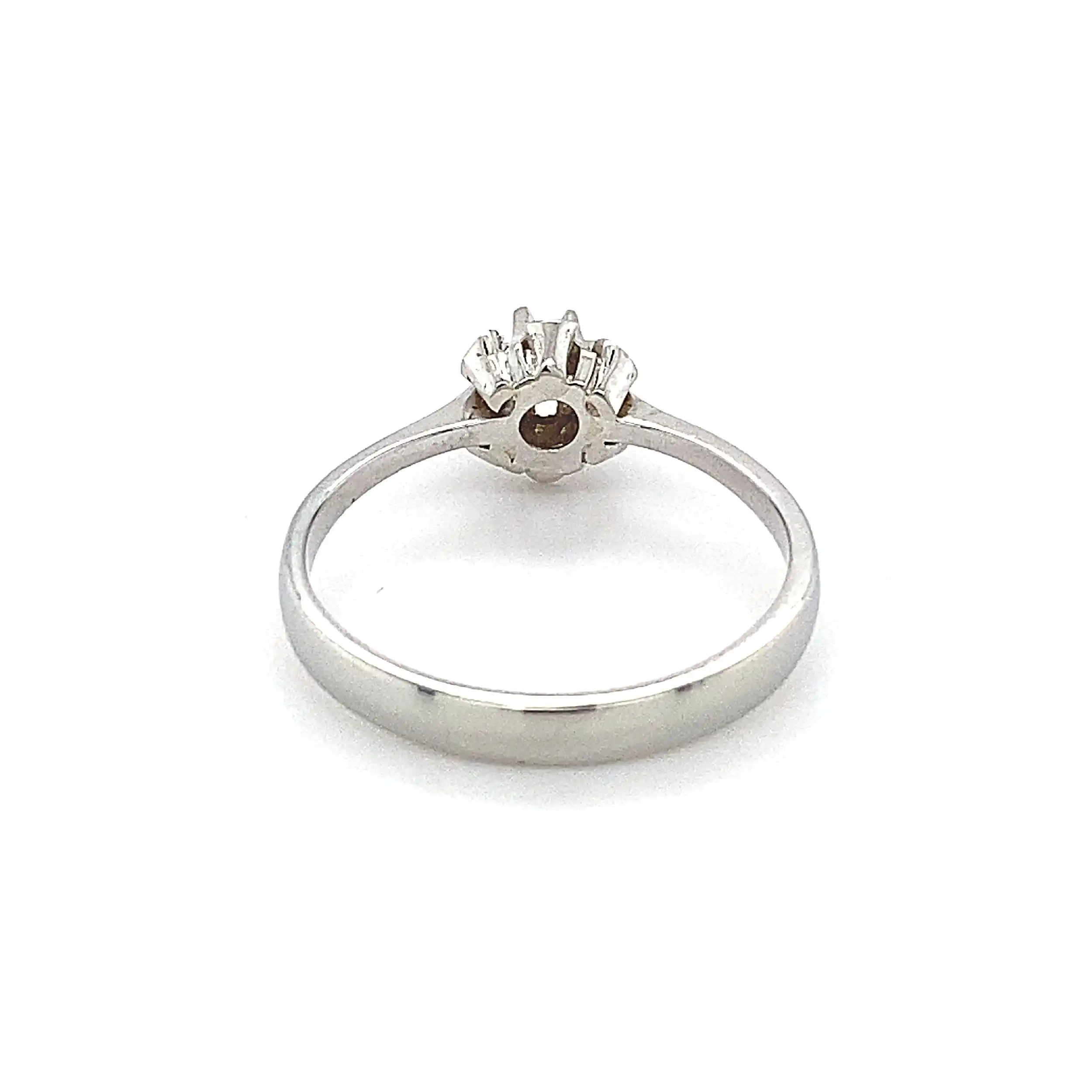 Ring Weißgold mit Brillant Ring Weißgold mit Brillant