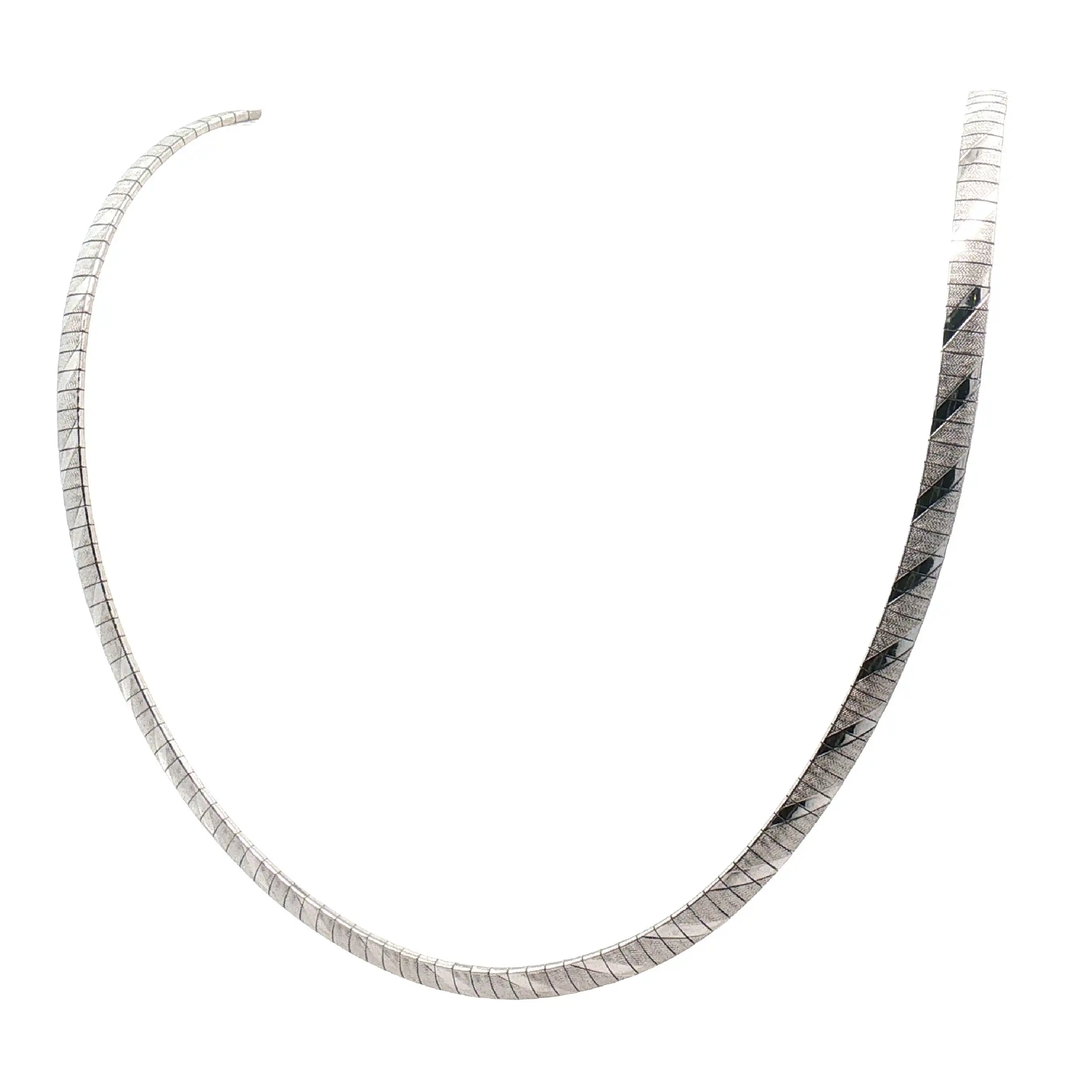 Collier Silber teilmattiert Collier Silber teilmattiert