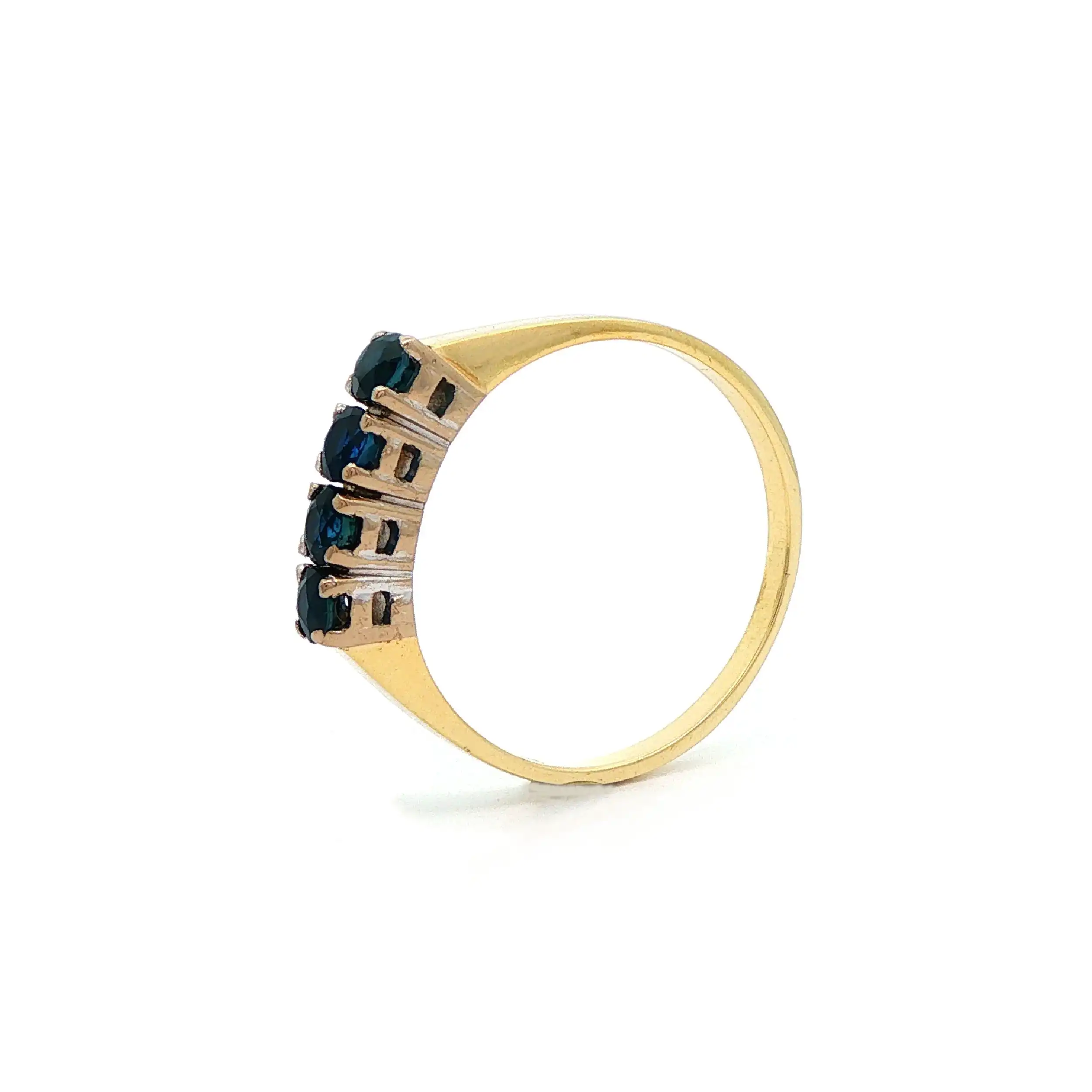 Ring Bicolor mit Saphiren