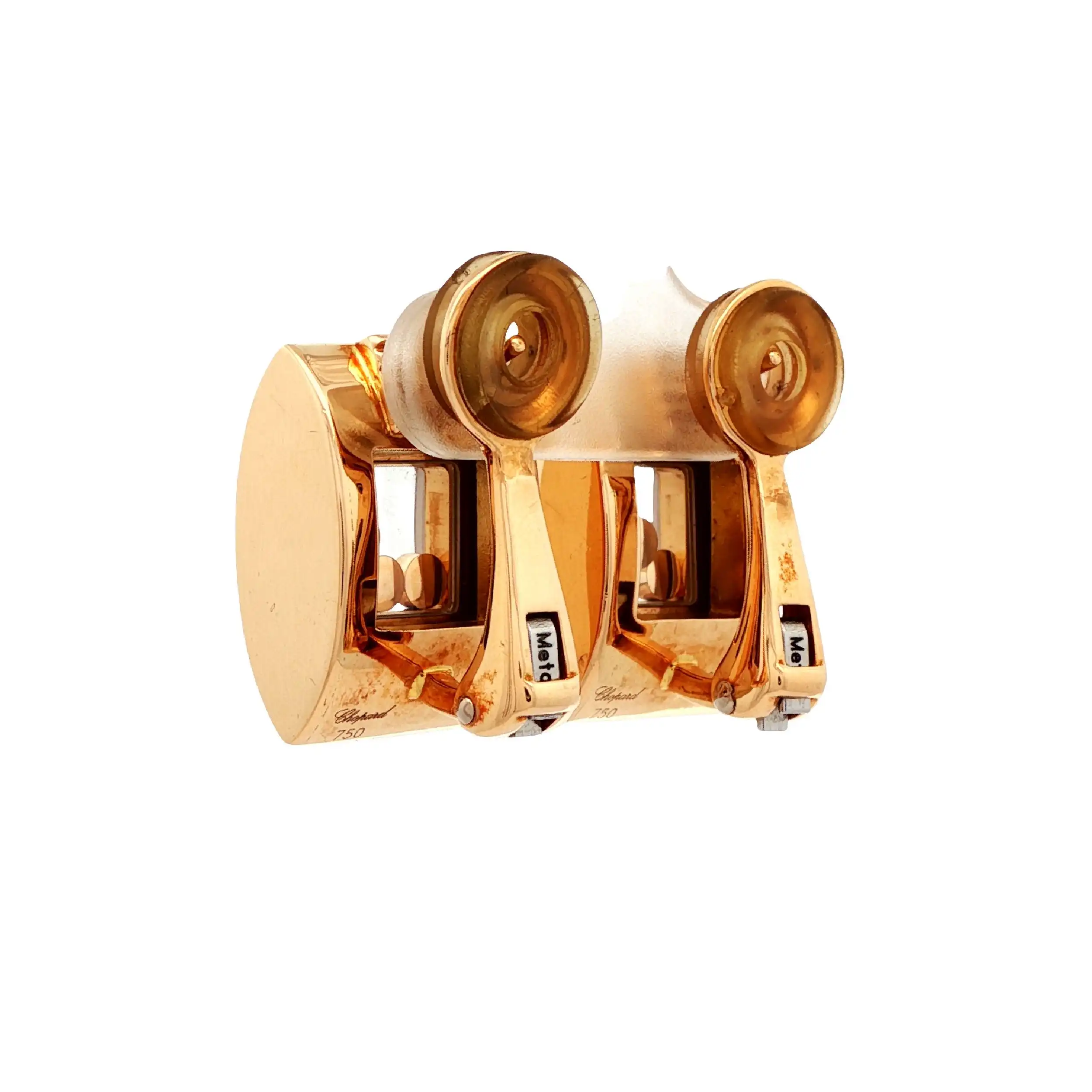 Ohrringe Gelbgold Chopard Happy Diamond Steckclips mit 6 Brillanten mit Box Ohrringe Gelbgold Chopard Happy Diamond Steckclips mit 6 Brillanten mit Box