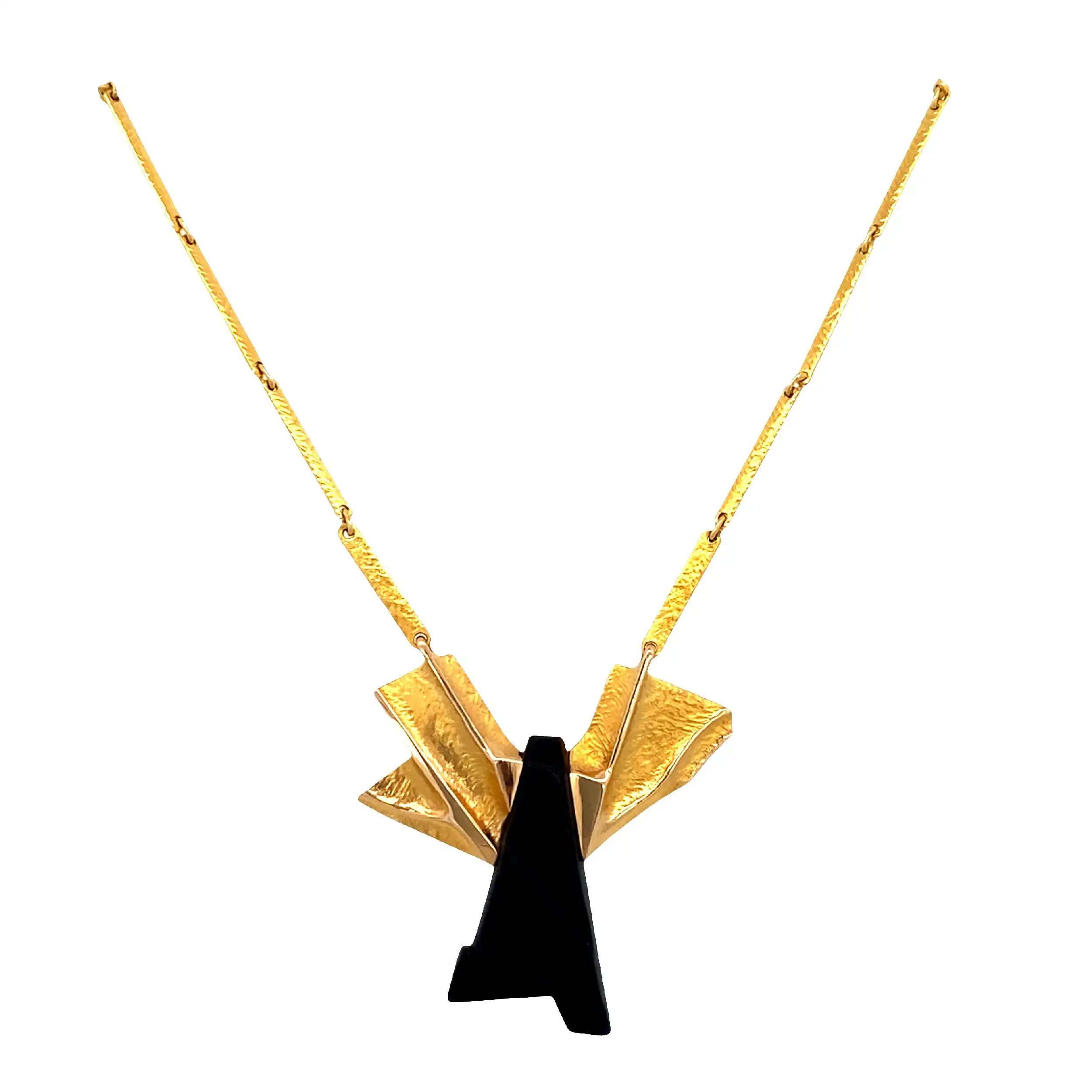 Collier Gelbgold Lapponia mit Onyx