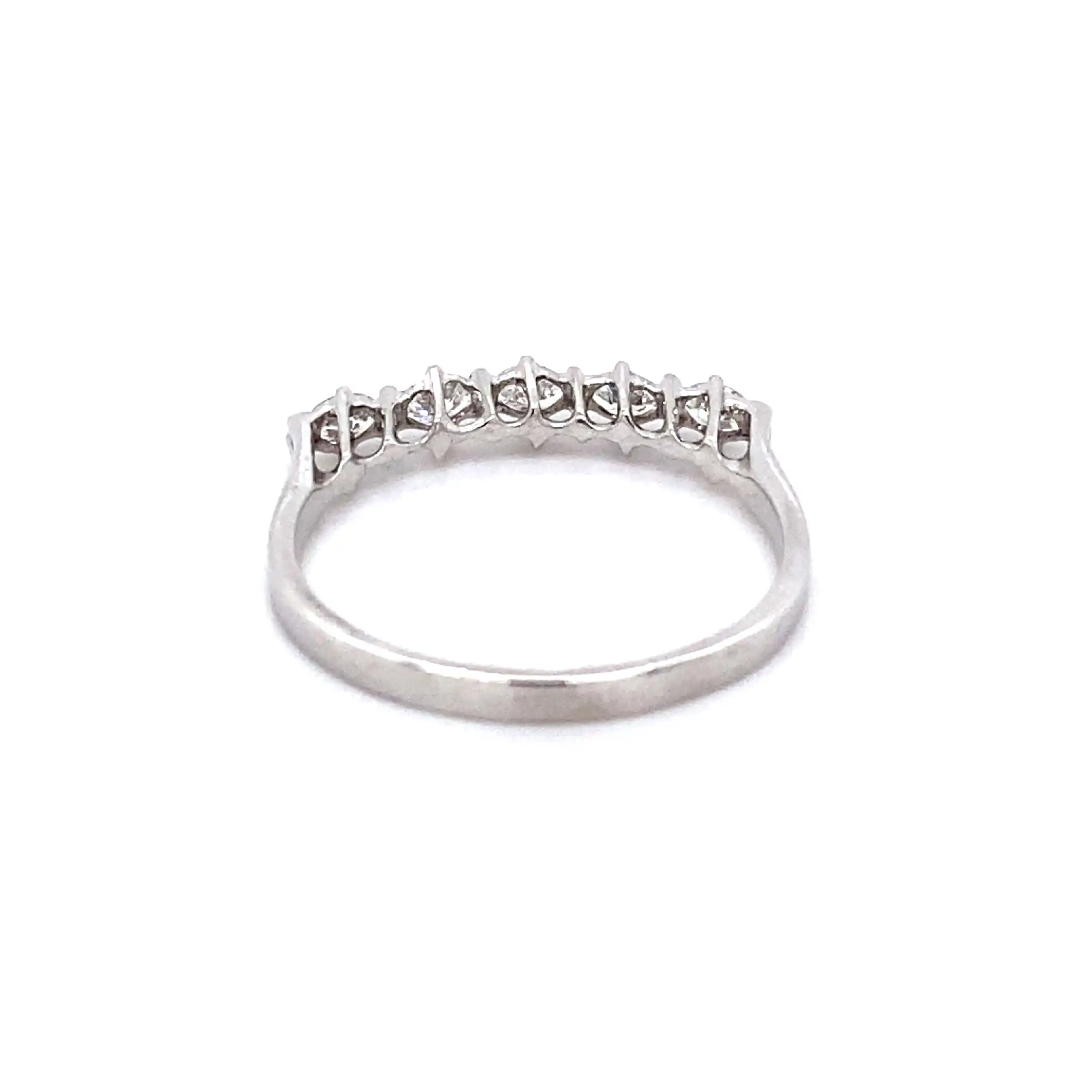 Ring Weißgold mit Brillanten, graviert mit 0,42ct Ring Weißgold mit Brillanten, graviert mit 0,42ct