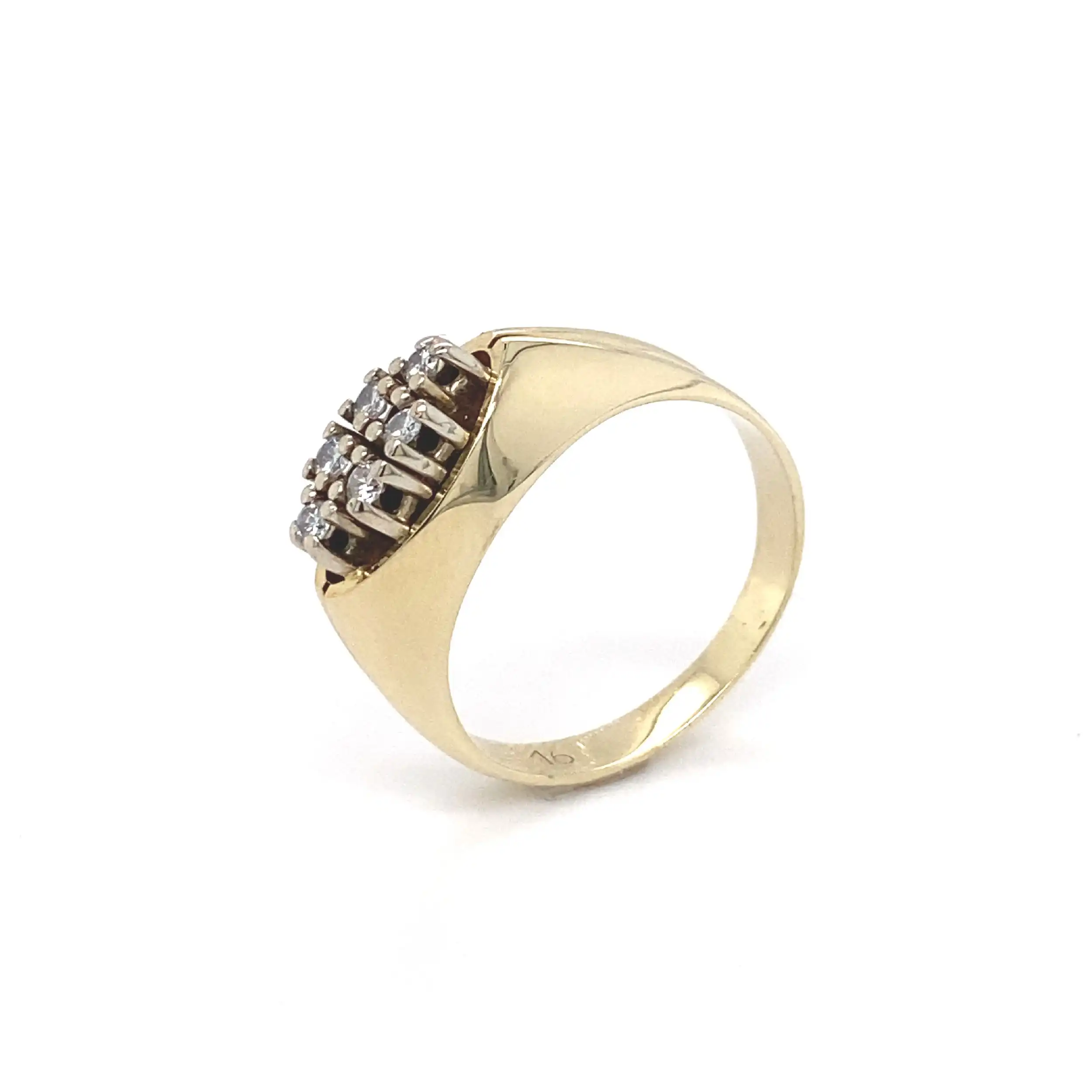 Ring Gelbgold mit Brillanten