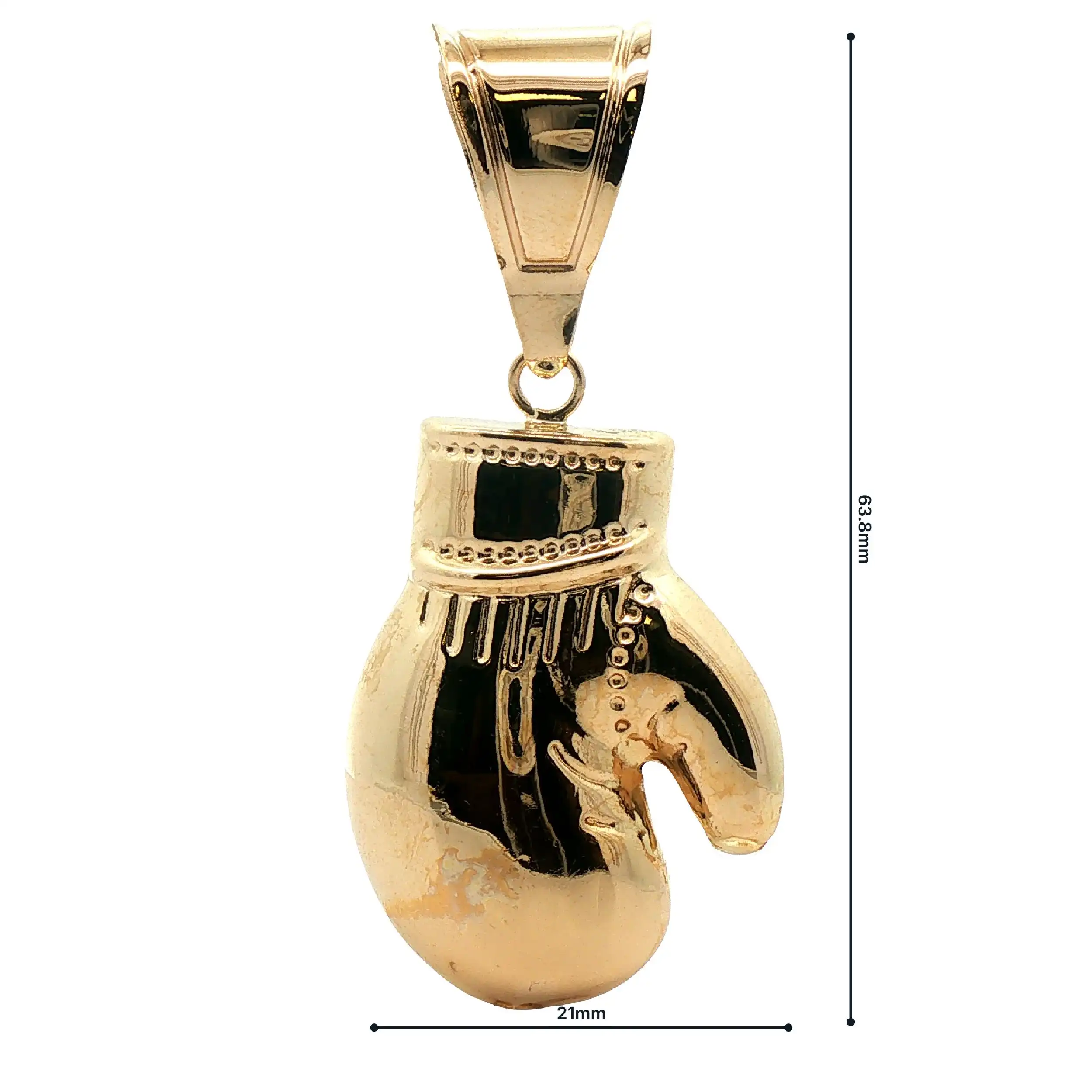 Anhänger Gelbgold Boxhandschuh
