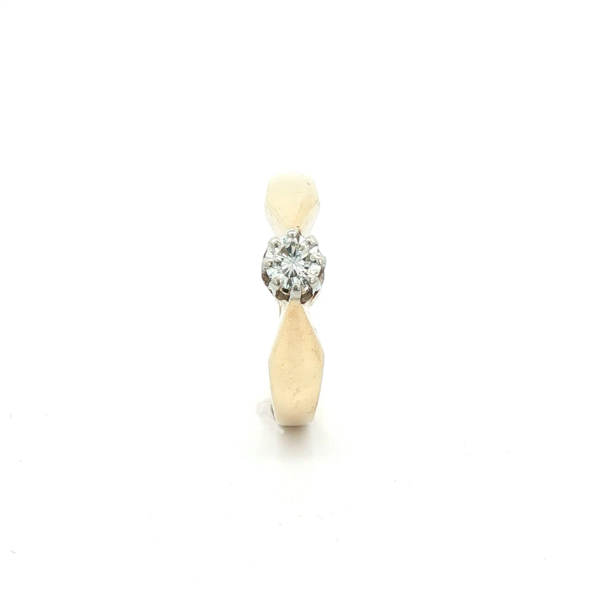 Ring Gelbgold mit Brillant Ring Gelbgold mit Brillant