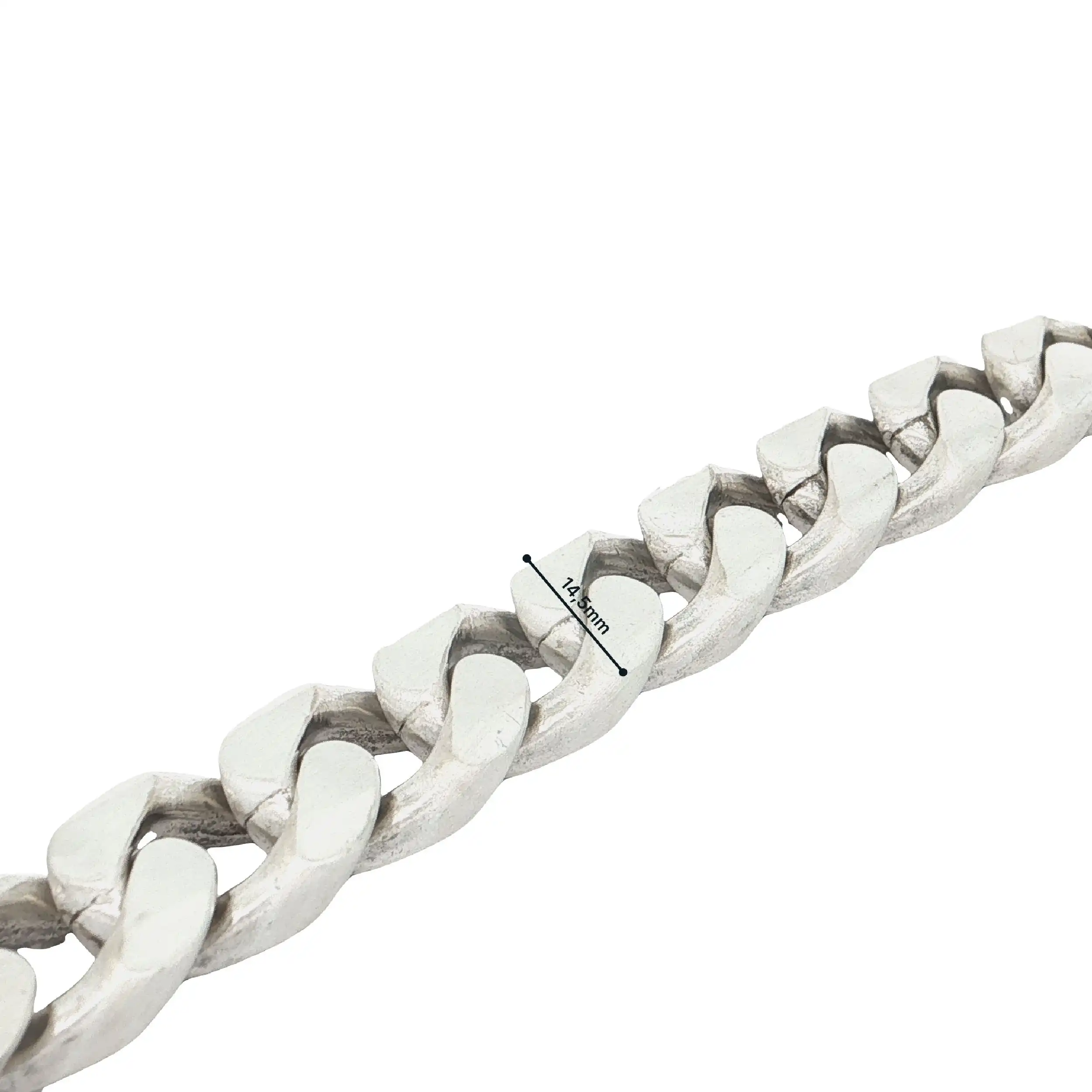 Panzerarmband Silber mattiert