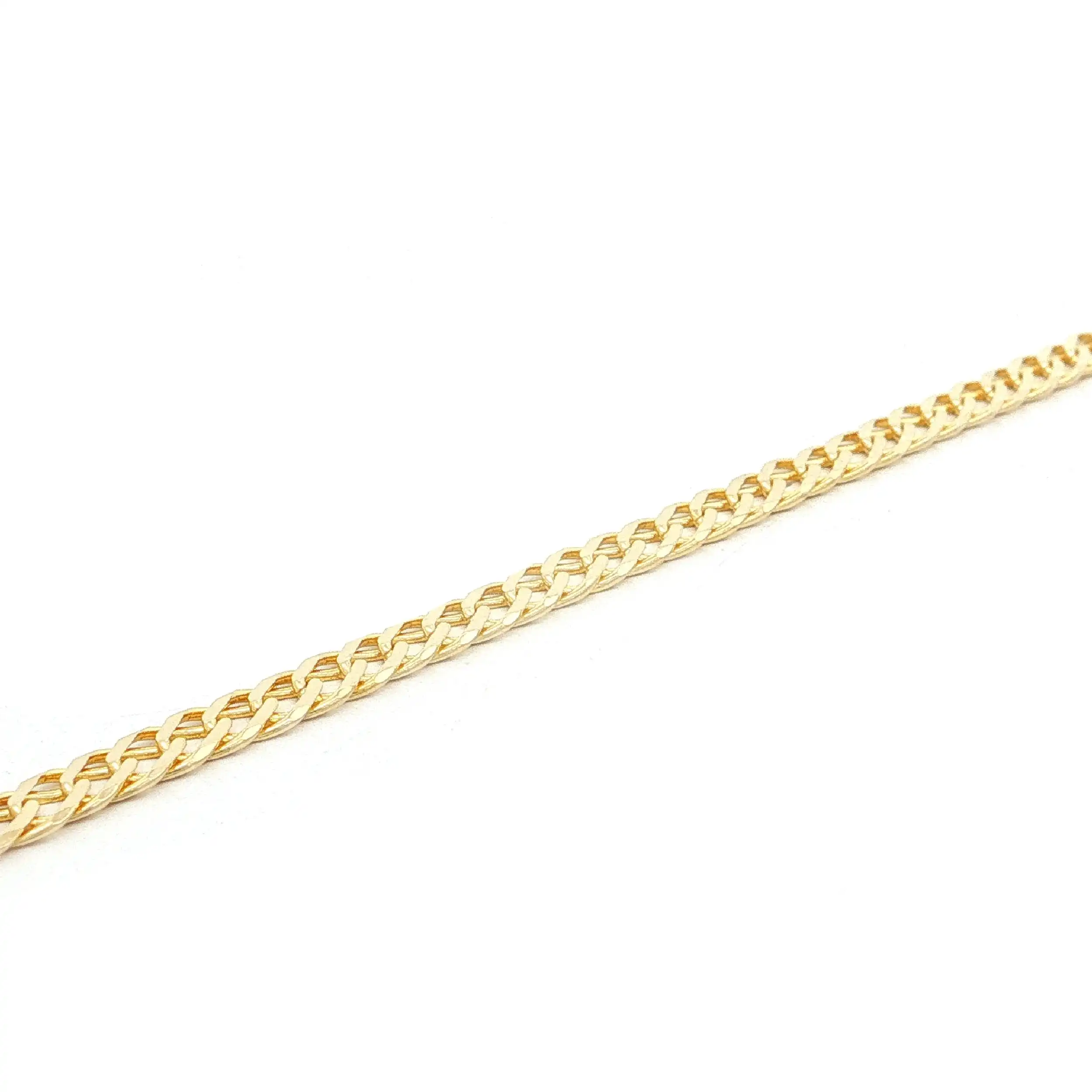 Doppelpanzerarmband Gelbgold
