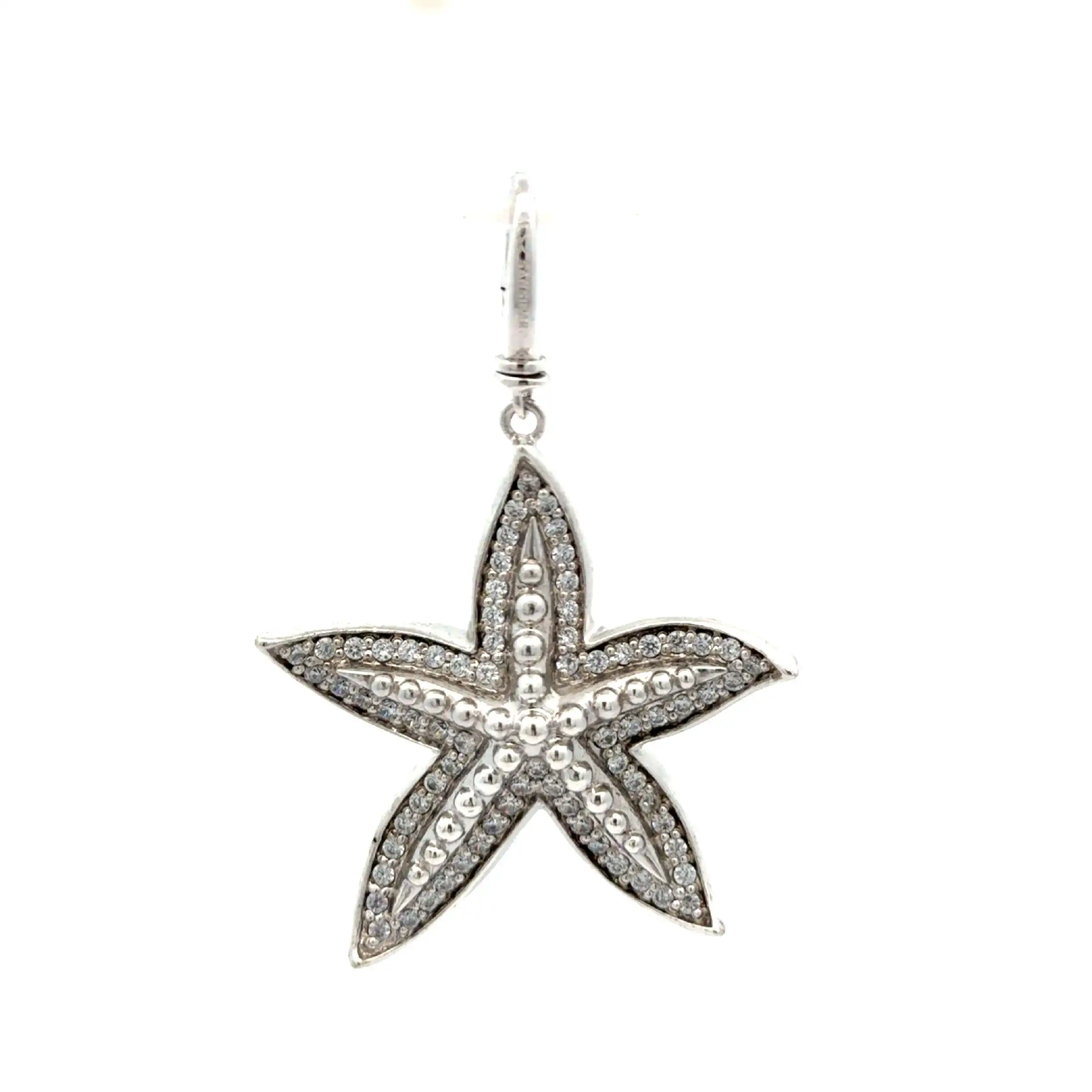 Anhänger/ Charm Silber Seestern mit Zirkonia Anhänger/ Charm Silber Seestern mit Zirkonia