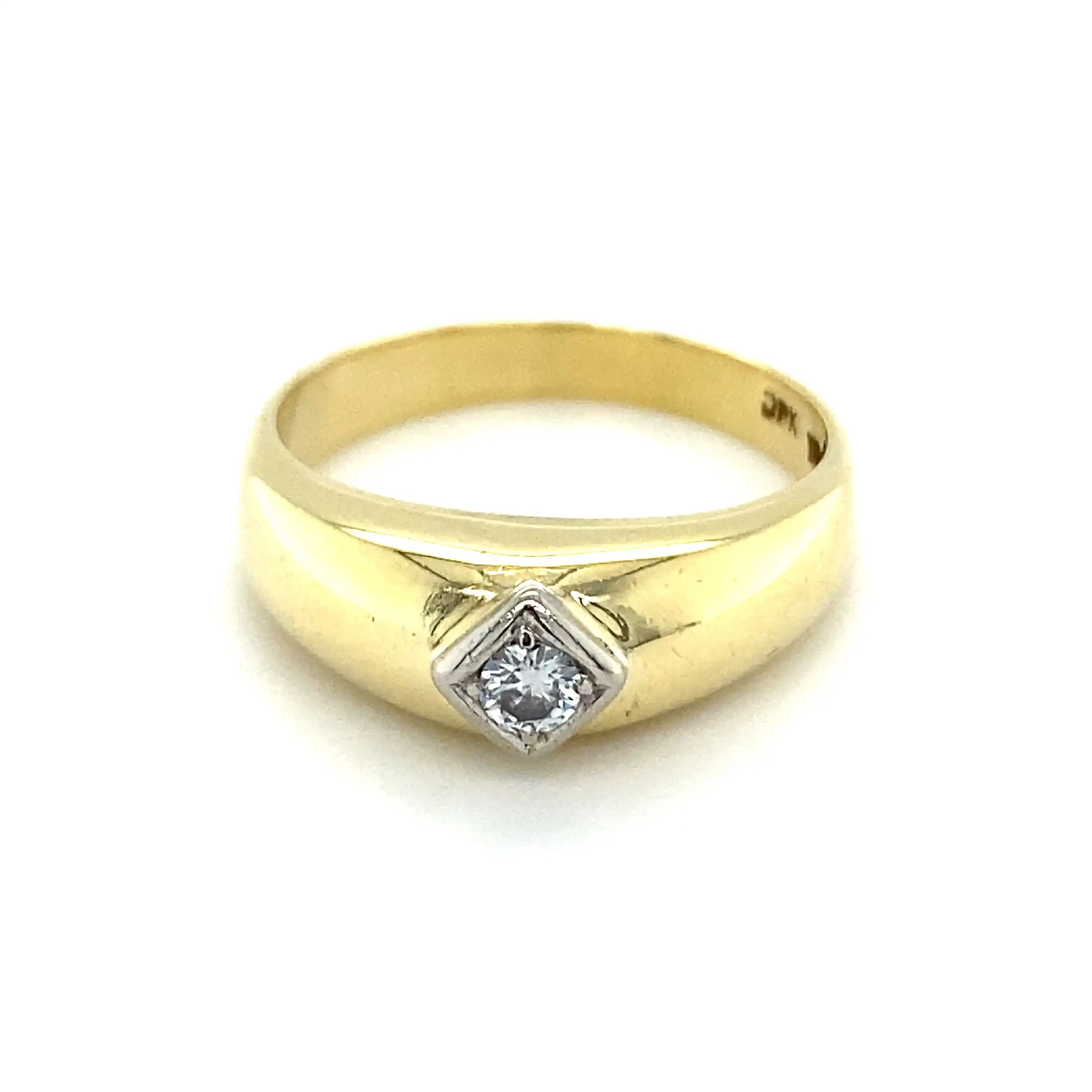 Ring Gelbgold mit Brillant
