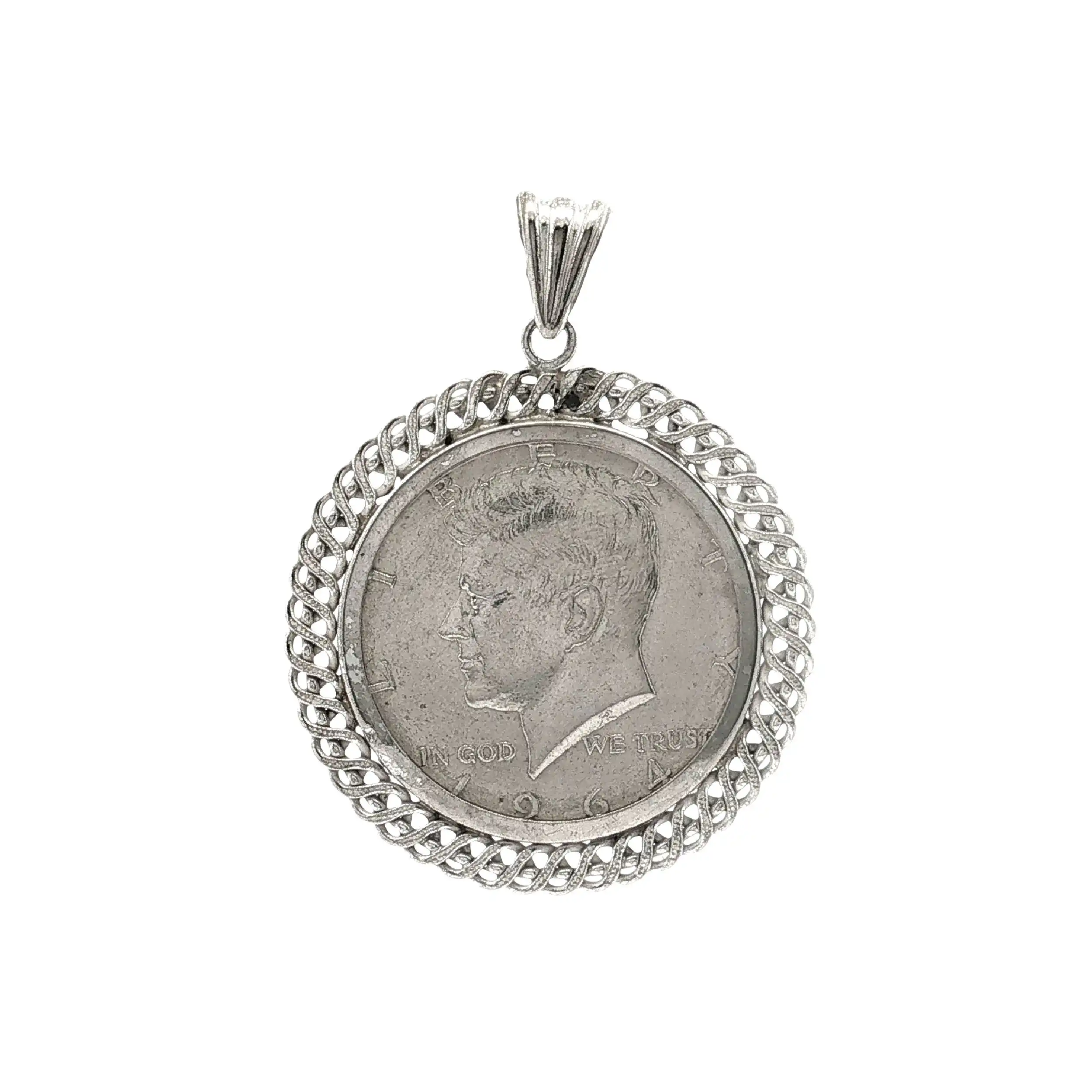 Anhänger Münze Half Dollar Liberty Anhänger Münze Half Dollar Liberty
