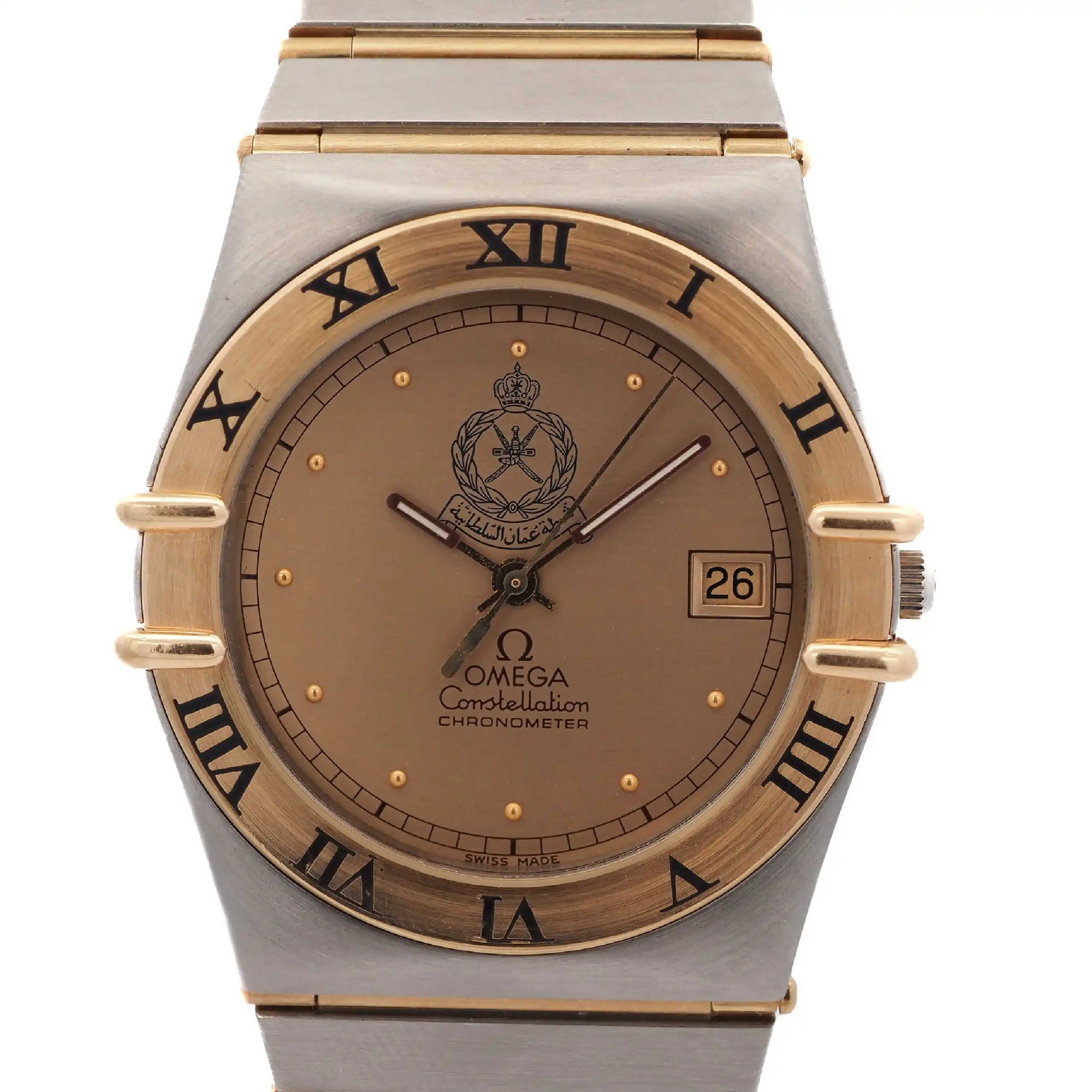 Herrenuhr Omega Constellation Oman khanjar Blatt - Service Juli 2025