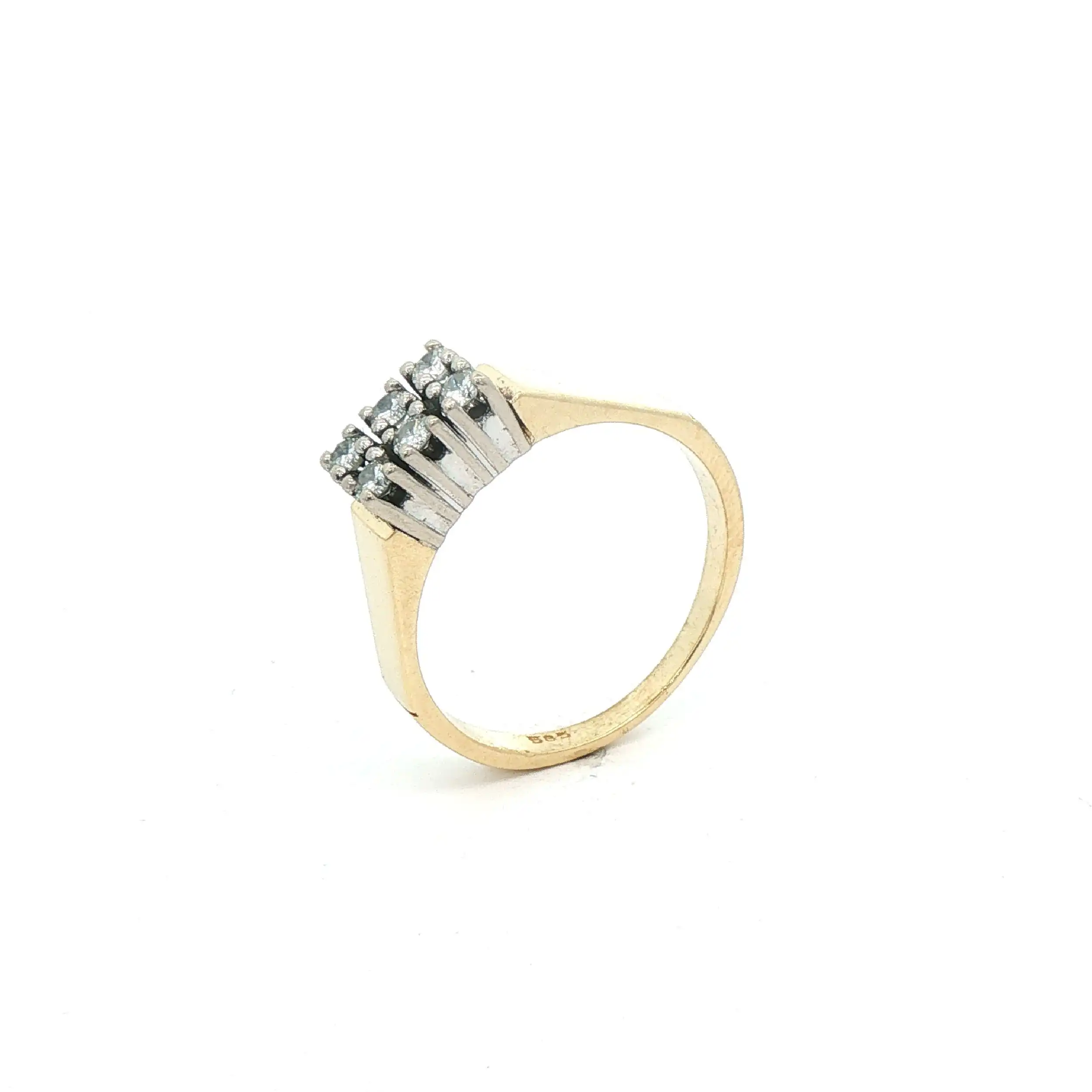 Ring Bicolor mit Brillanten